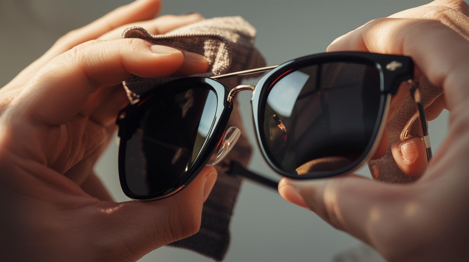 How to Clean Sunglasses