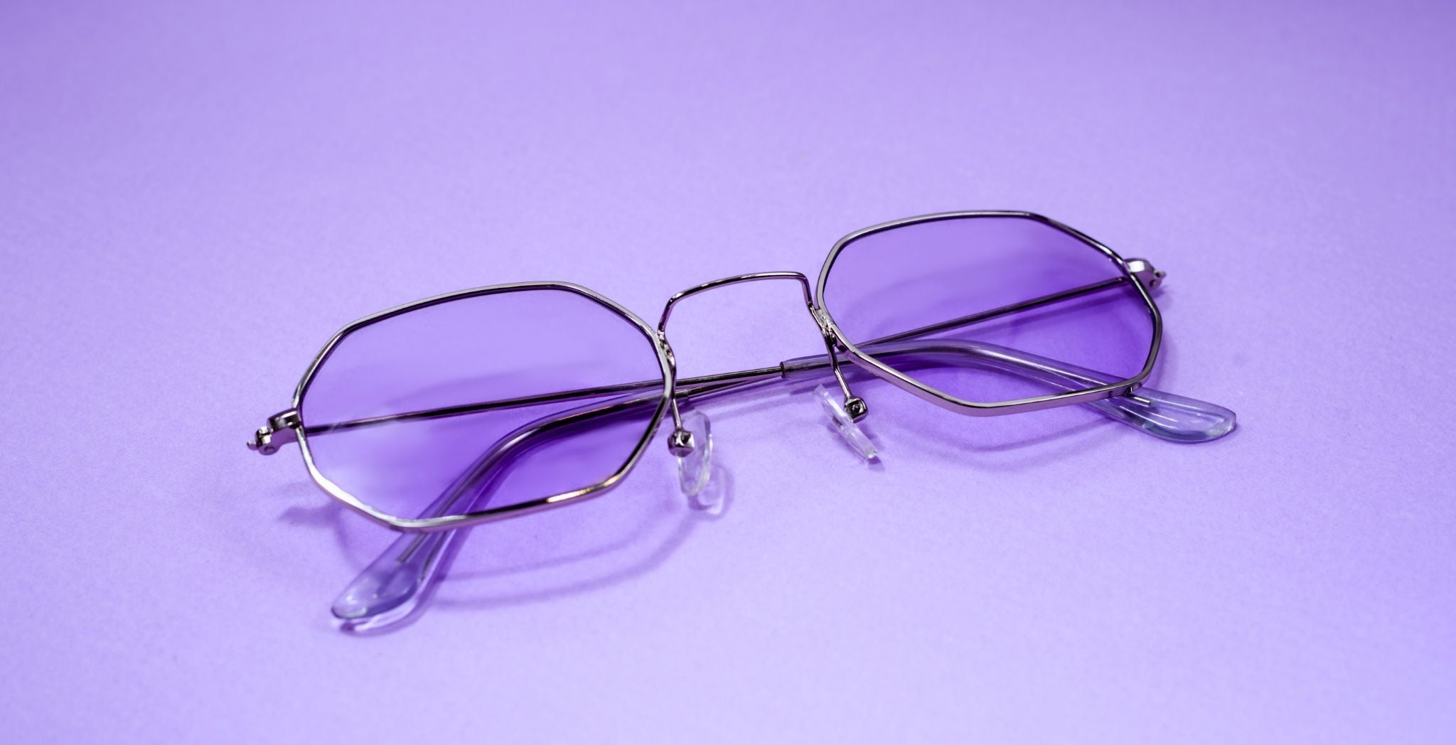 Purple Tinted Sunglasses