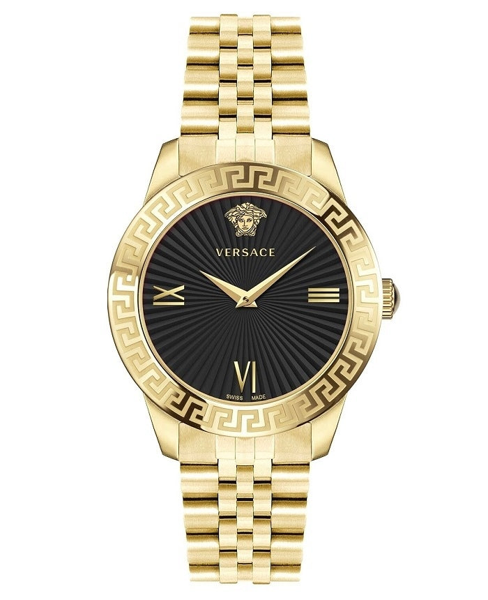 Versace Ladies Watch Greca Signature 38mm Black Gold VEVC01121-GR8 Sunglasses