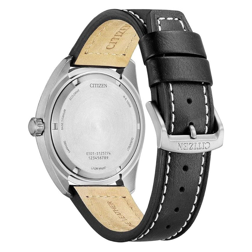 Citizen Men's Watch Eco-Drive Titanium Black BM8560-29E-GR8 Sunglasses