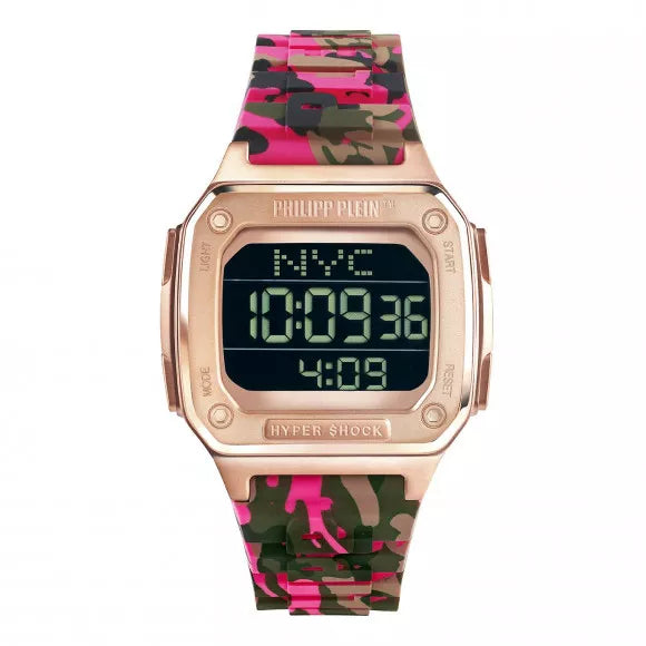 Philipp Plein Watch Hyper Shock Fuchsia Camo PWHAA1622-GR8 Sunglasses