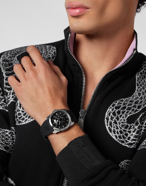 Philipp Plein Watch High-Conic The Skull King Steel PWLAA0122-GR8 Sunglasses