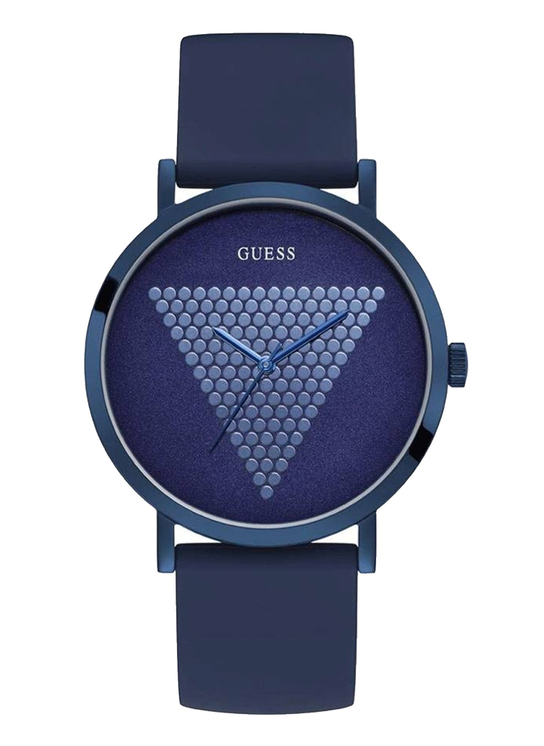 Guess Imprint Men's Watch Blue W1161G4-GR8 Sunglasses
