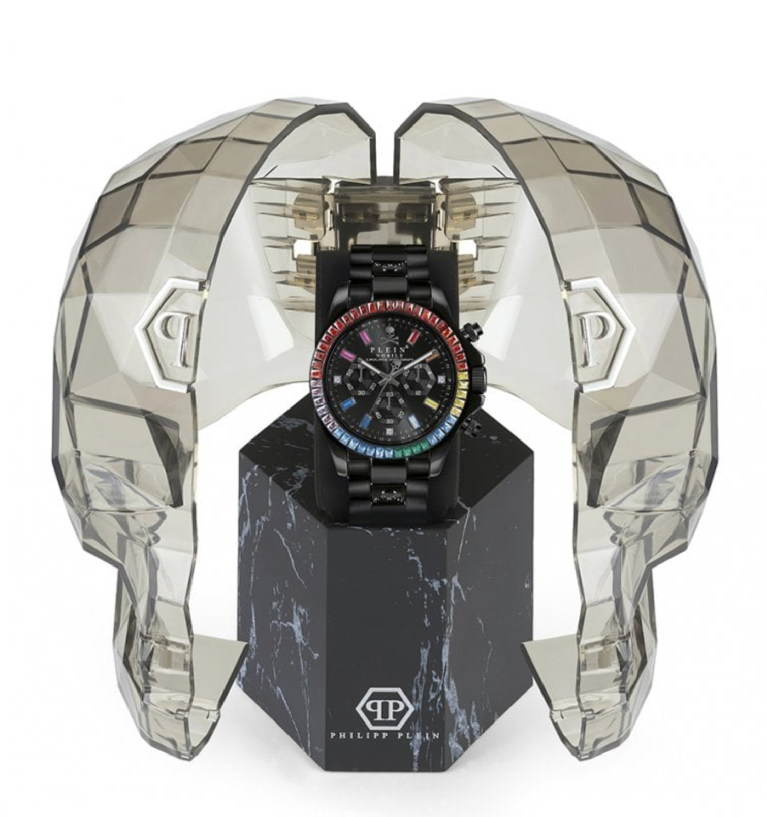 Philipp Plein Mens Watch Street Couture Nobile Rainbow PWCAA0721-GR8 Sunglasses