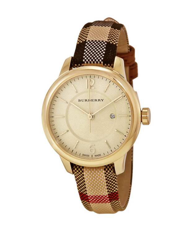 Burberry Ladies Watch The Classic 32mm Yellow Gold BU10104-GR8 Sunglasses