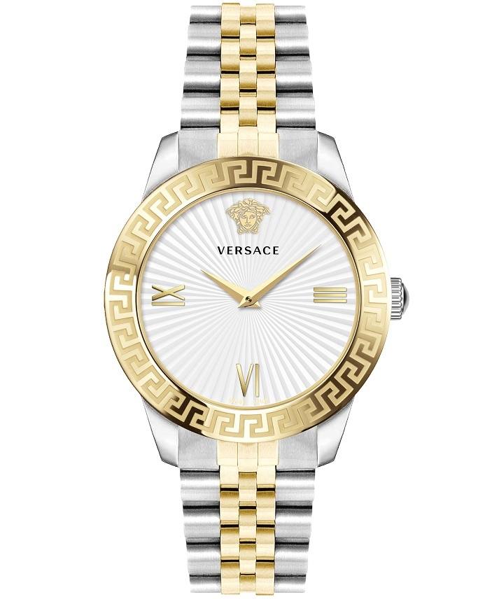 Versace Ladies Watch Greca Signature 38mm White Gold VEVC00519-GR8 Sunglasses