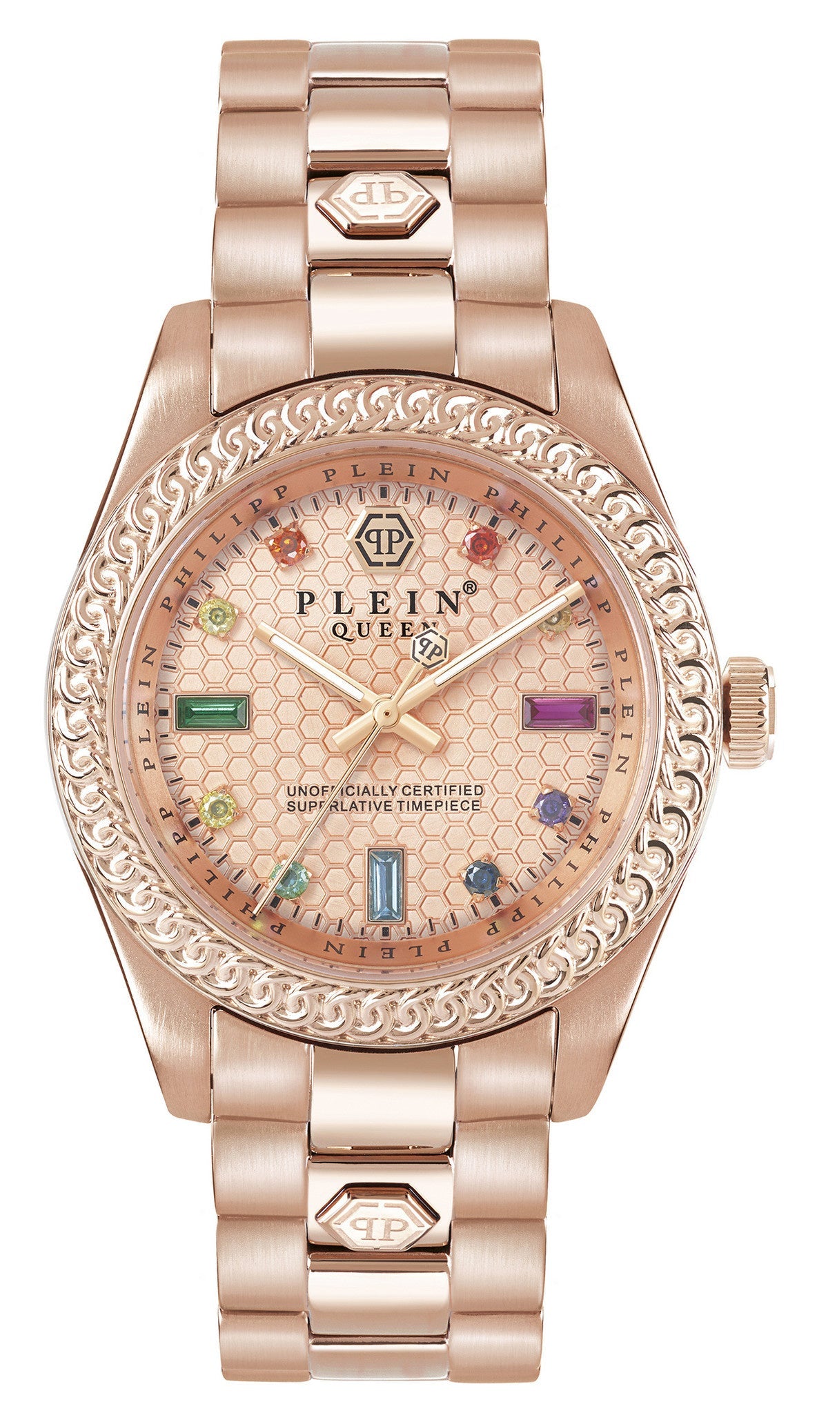 Philipp Plein Ladies Watch 36mm Queen Rose Gold PWDAA0821-GR8 Sunglasses