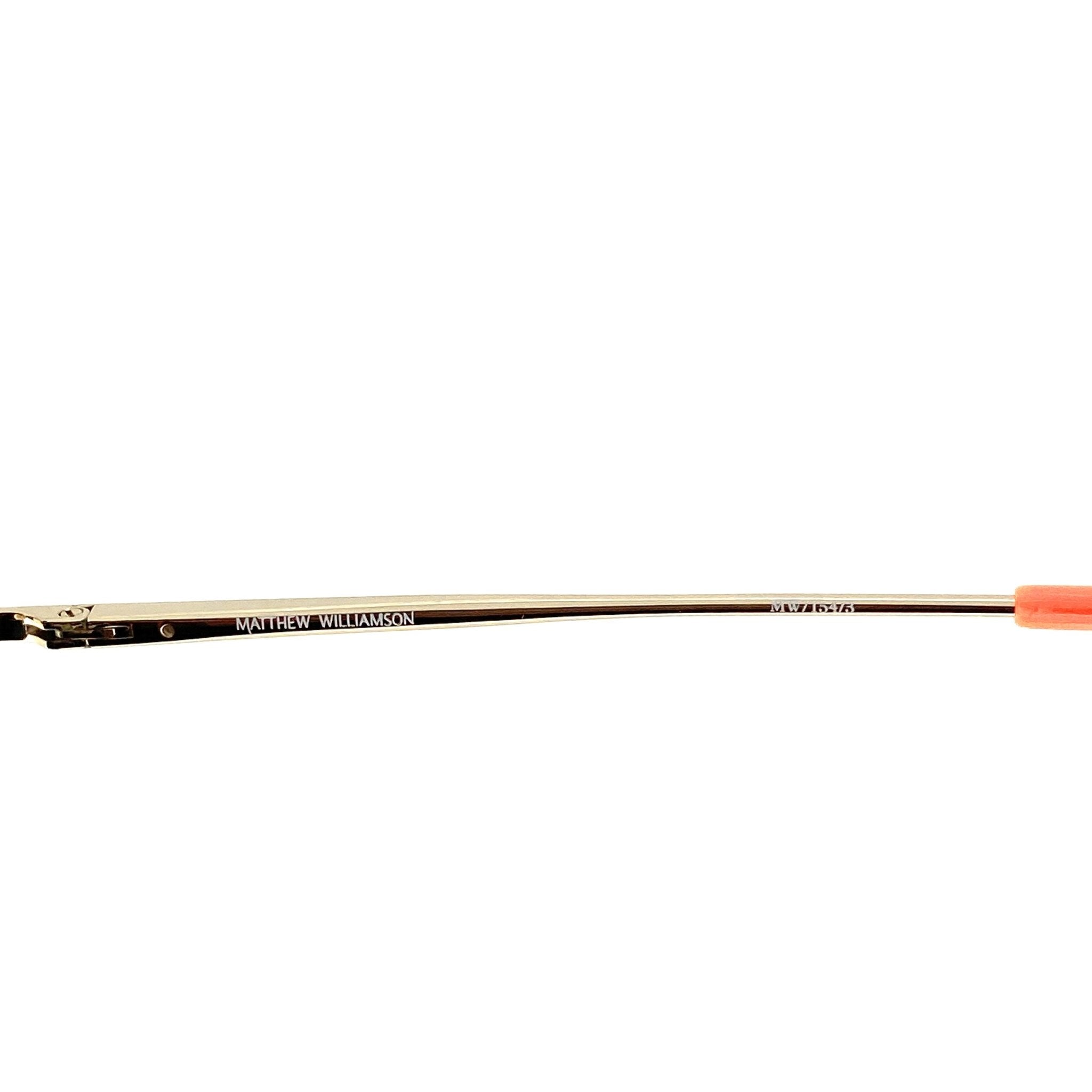 Matthew Williamson Sunglasses Tortoise Shell with Blue Lenses MW154C3SUN - Watches & Crystals