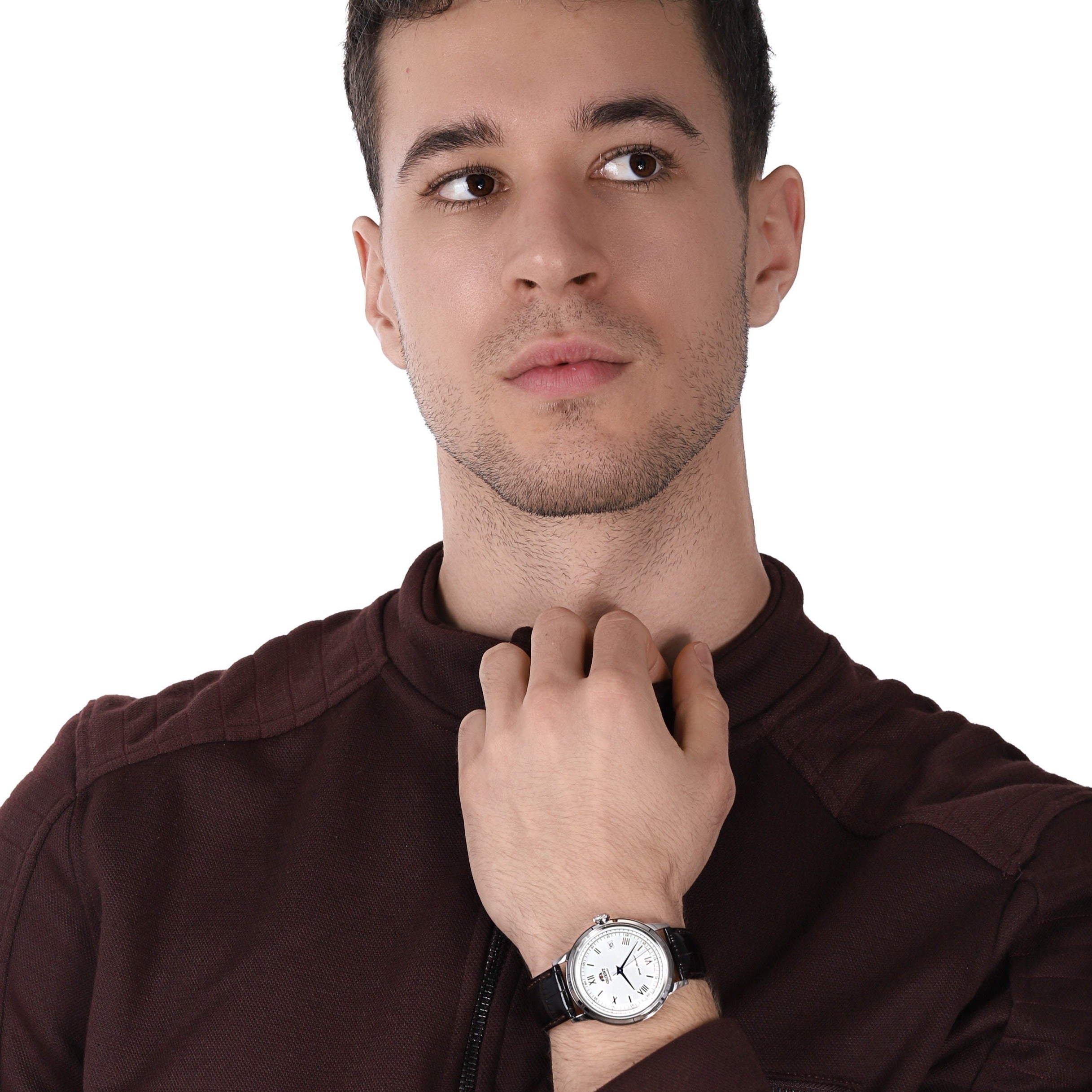 Orient Bambino 2nd Generation Men's Brown Watch TAC00009W0-GR8 Sunglasses