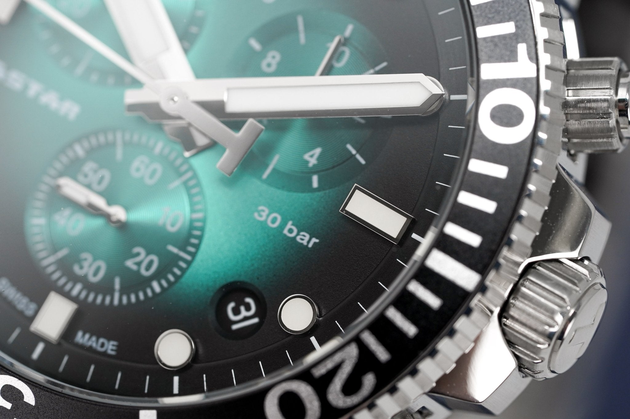 Tissot Chronograph Watch SEASTAR 1000 Green T1204171109101-GR8 Sunglasses