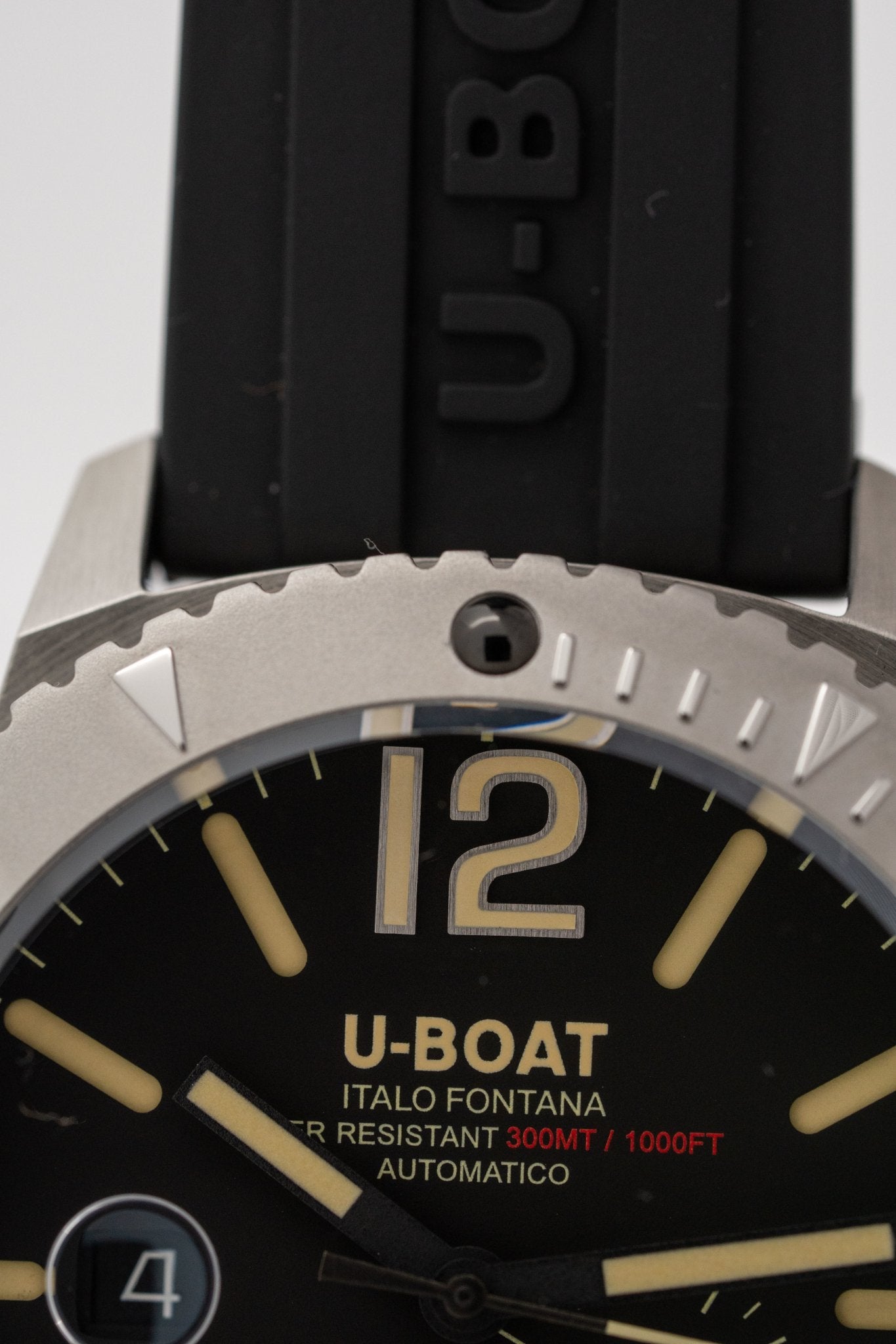 U-Boat Sommerso Diver Black Silicone Strap - GR8 Sunglasses