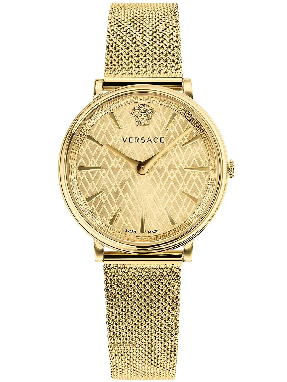 Versace Ladies Watch V-Circle 38mm Gold VE8100619-GR8 Sunglasses