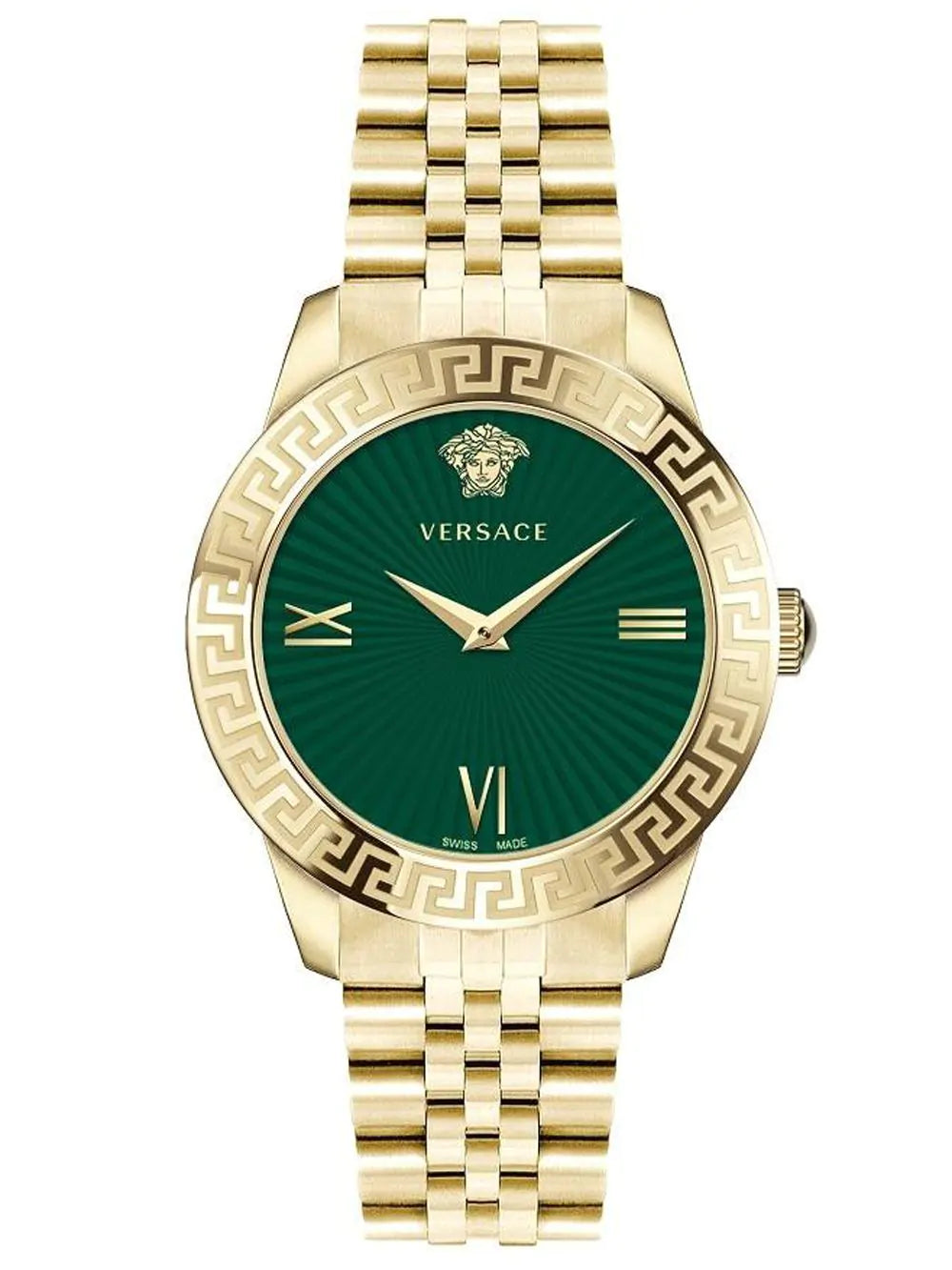 Versace Ladies Watch Greca Signature 38mm Green Gold VEVC00619-GR8 Sunglasses