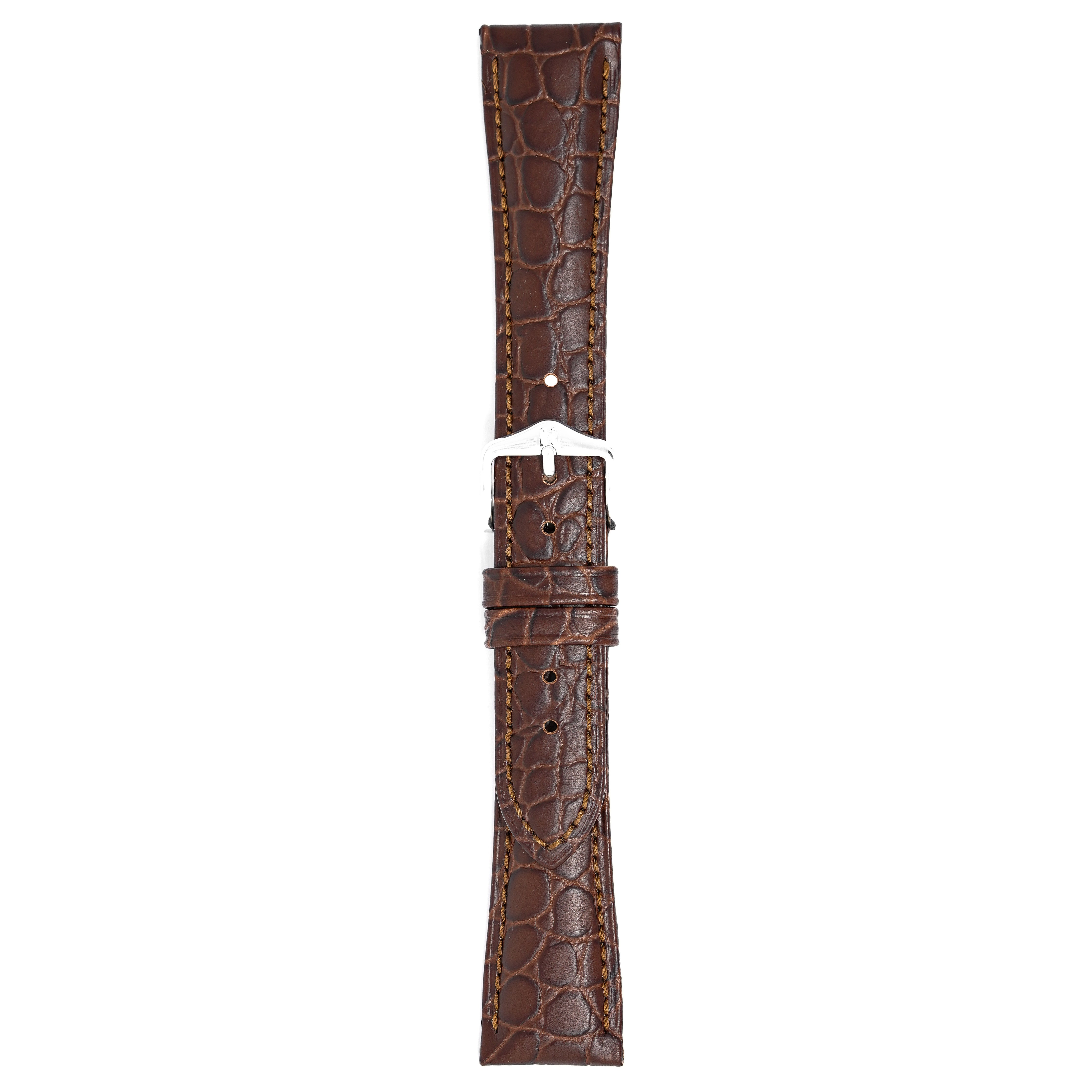 Hirsch Watch Aristocrat 20mm Long Brown Leather Strap-GR8 Sunglasses