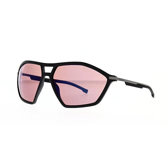 Boss by BOSS Men's Sunglasses Angular Pilot Black/Pink 1258/S 003/DW-GR8 Sunglasses