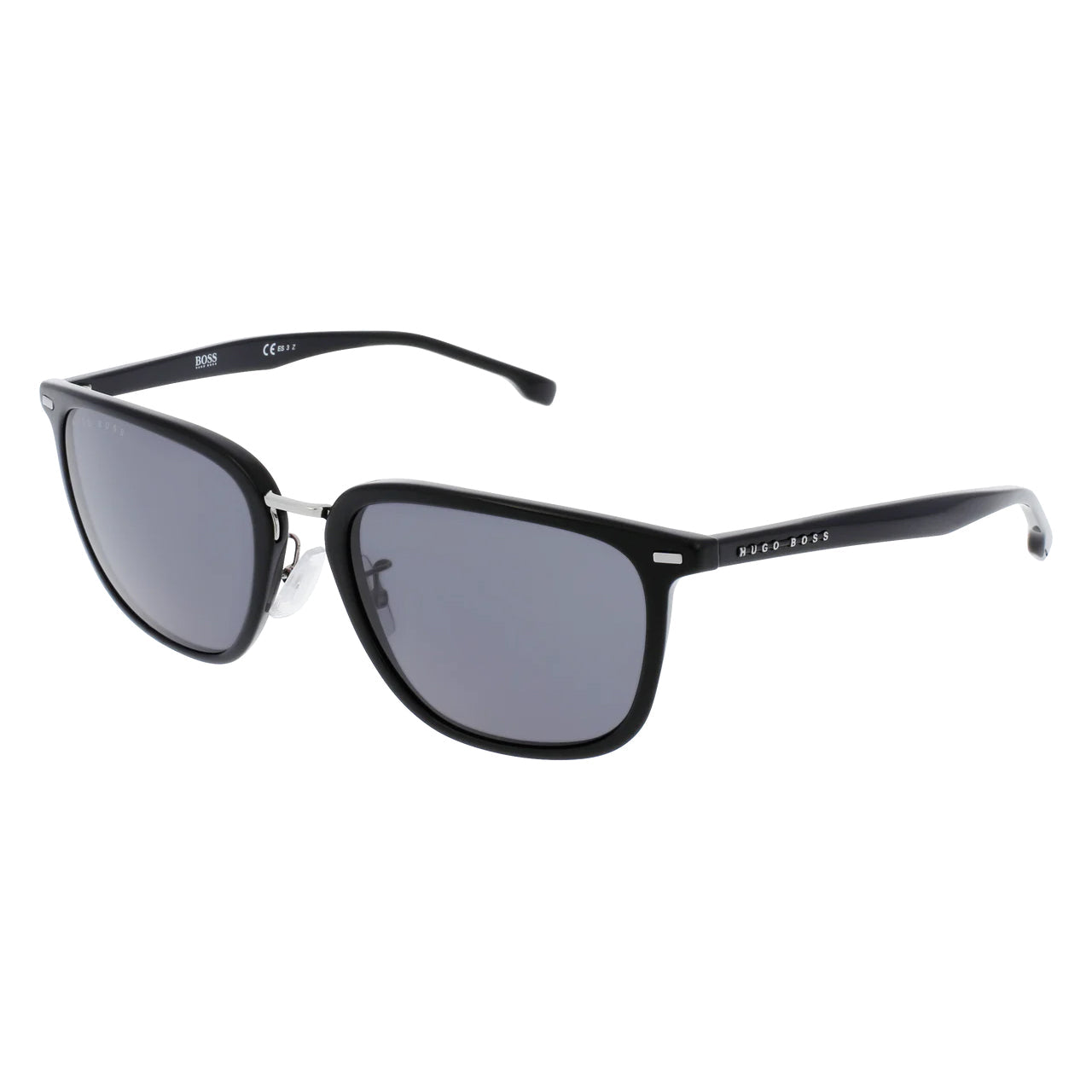 Boss by BOSS Men's Sunglasses Classic Square Black/Grey 1340/F/SK 284 M9-GR8 Sunglasses