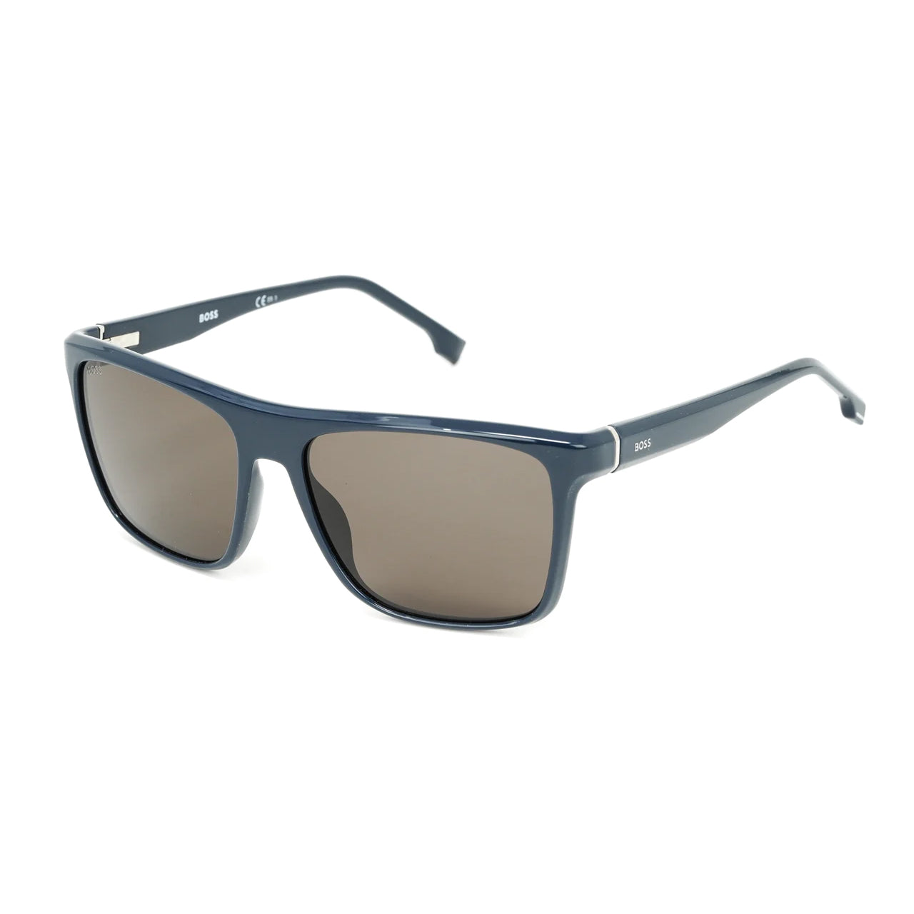 Boss by BOSS Men's Sunglasses Classic Rectangle Blue/Grey 1375/S PJP/70-GR8 Sunglasses