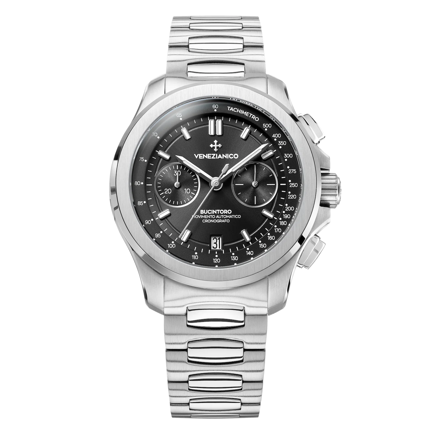 Venezianico Automatic Chronograph Watch Bucintoro 40mm Black 8221502C-GR8 Sunglasses