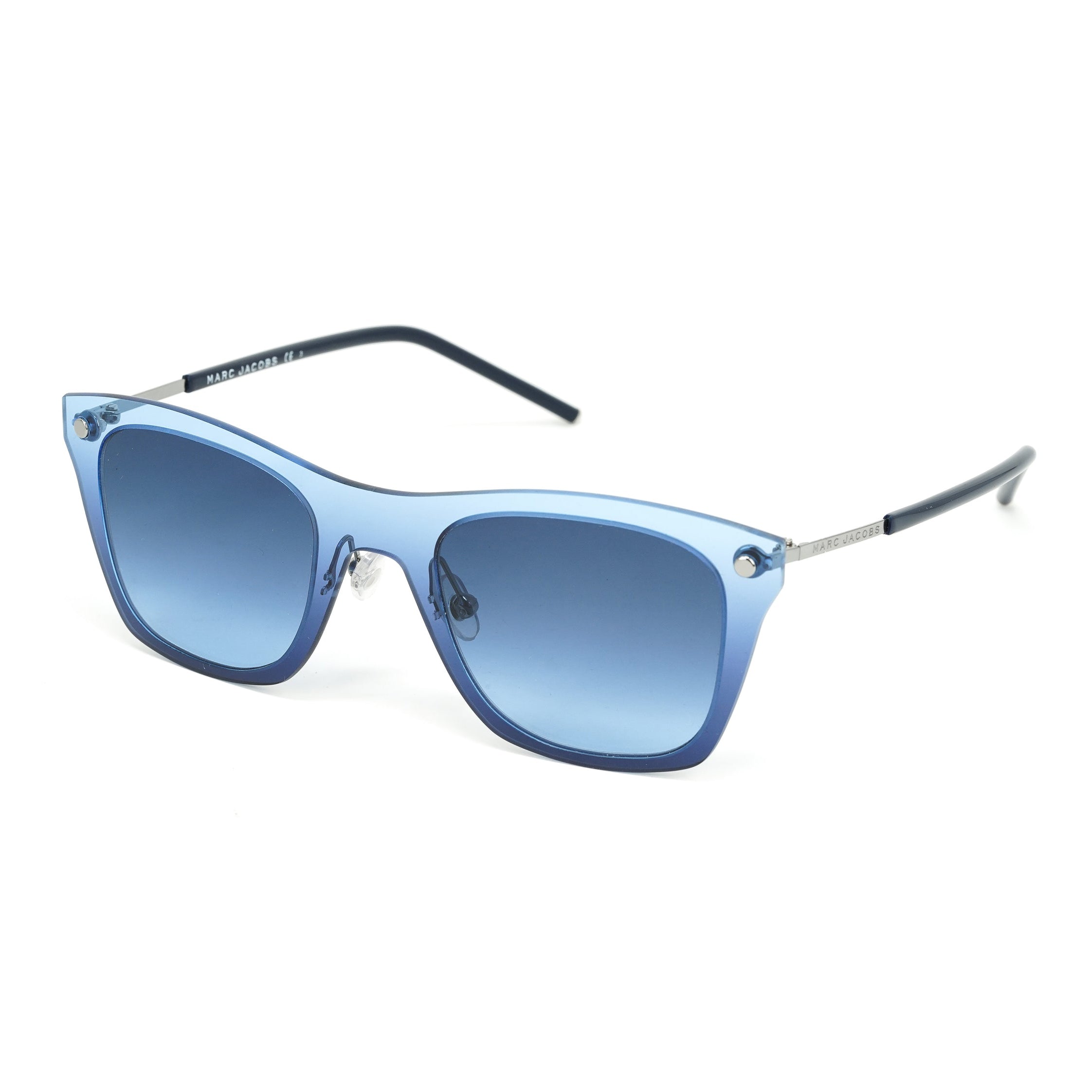 Marc Jacobs Unisex Square Sunglasses Blue on Blue MARC 25/S TVN-GR8 Sunglasses