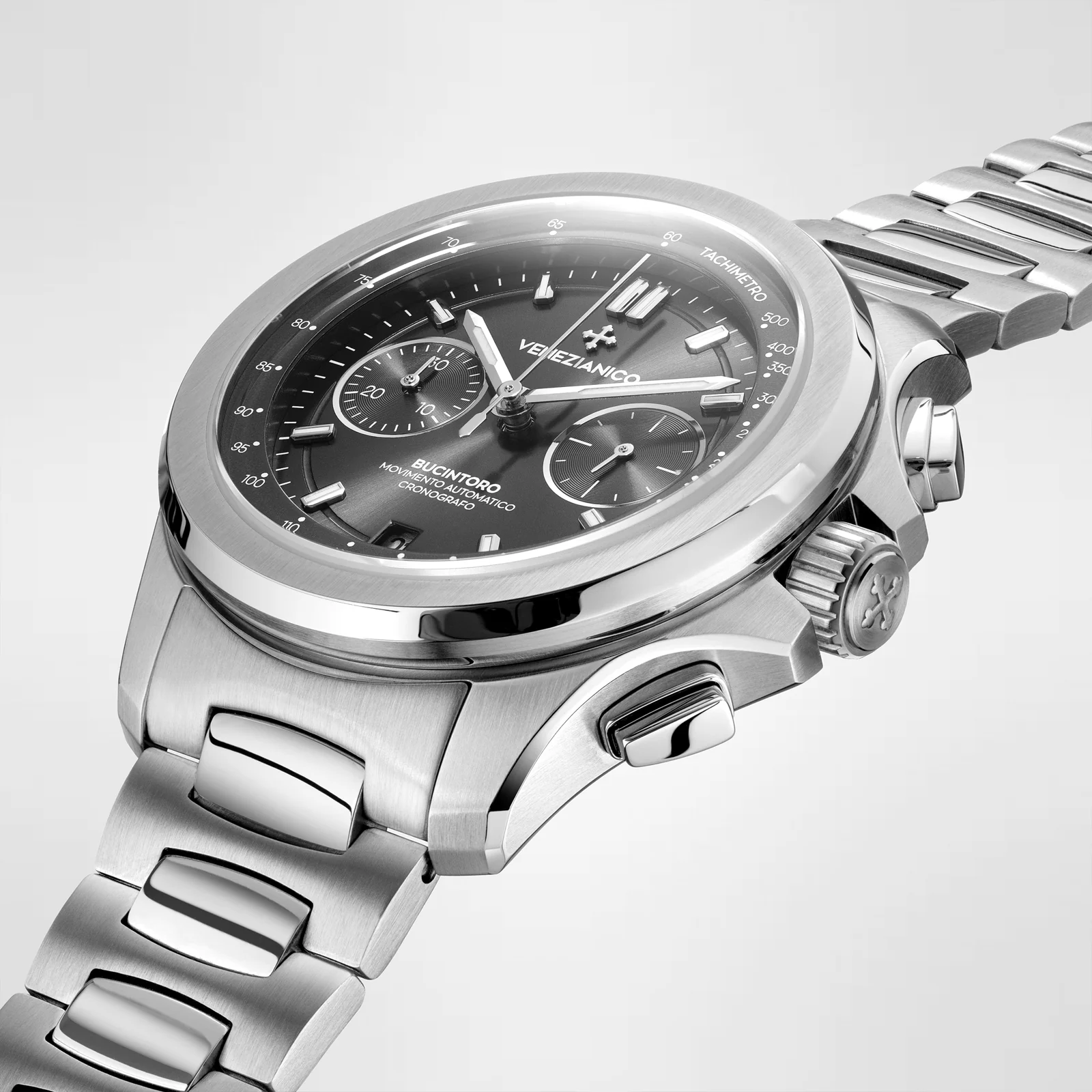 Venezianico Automatic Chronograph Watch Bucintoro 40mm Black 8221502C-GR8 Sunglasses