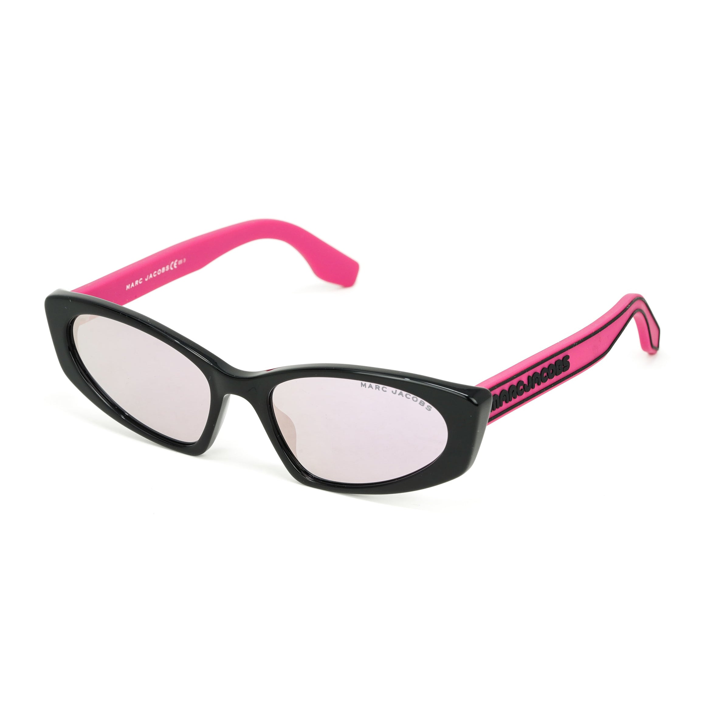 Marc Jacobs Women's Sunglasses Angular Black Pink MARC 356/S MU1-GR8 Sunglasses