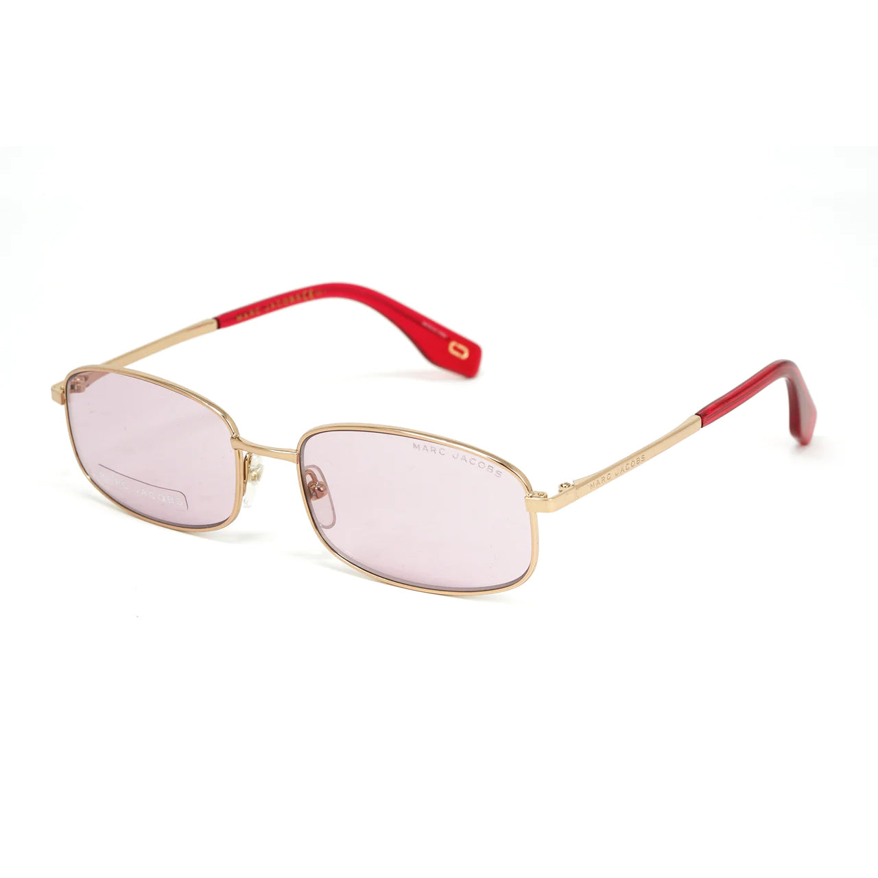 Marc Jacobs Women's Sunglasses Rectangular Pink/Gold MARC 368/S 35J-GR8 Sunglasses