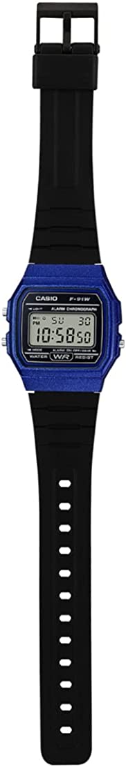 Casio Watch Classic Sports Digital Black/Blue F-91WM-2ADF-GR8 Sunglasses