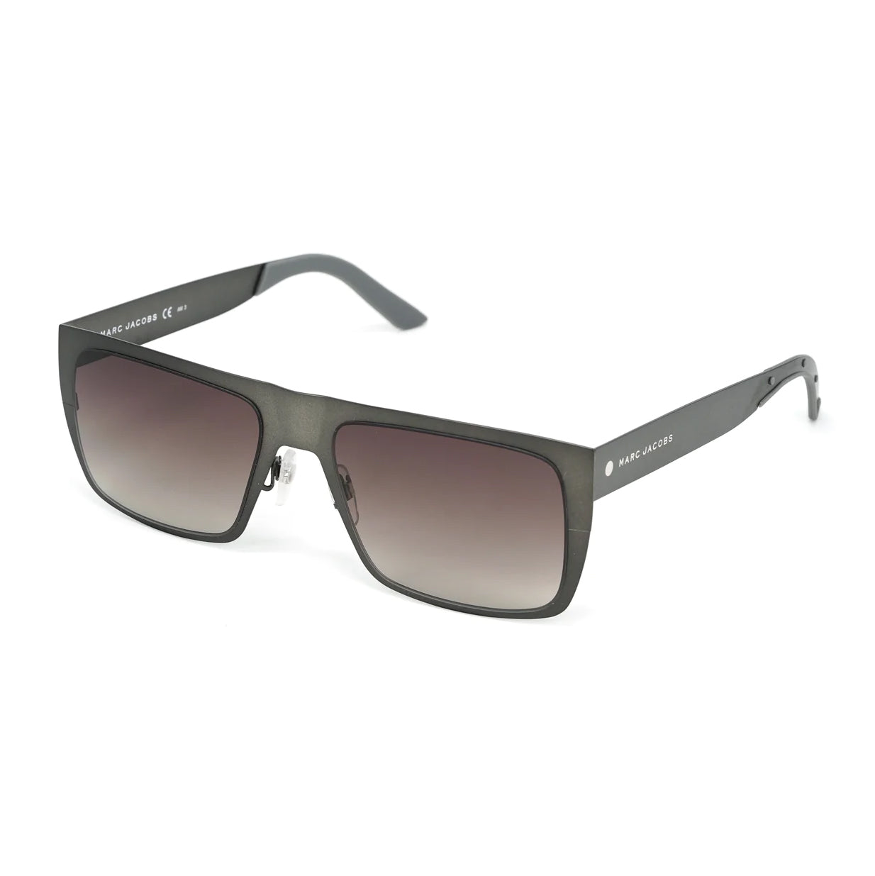 Marc Jacobs Men's Rectangular Sunglasses Flat Top Grey MARC 55/S R80/HA-GR8 Sunglasses