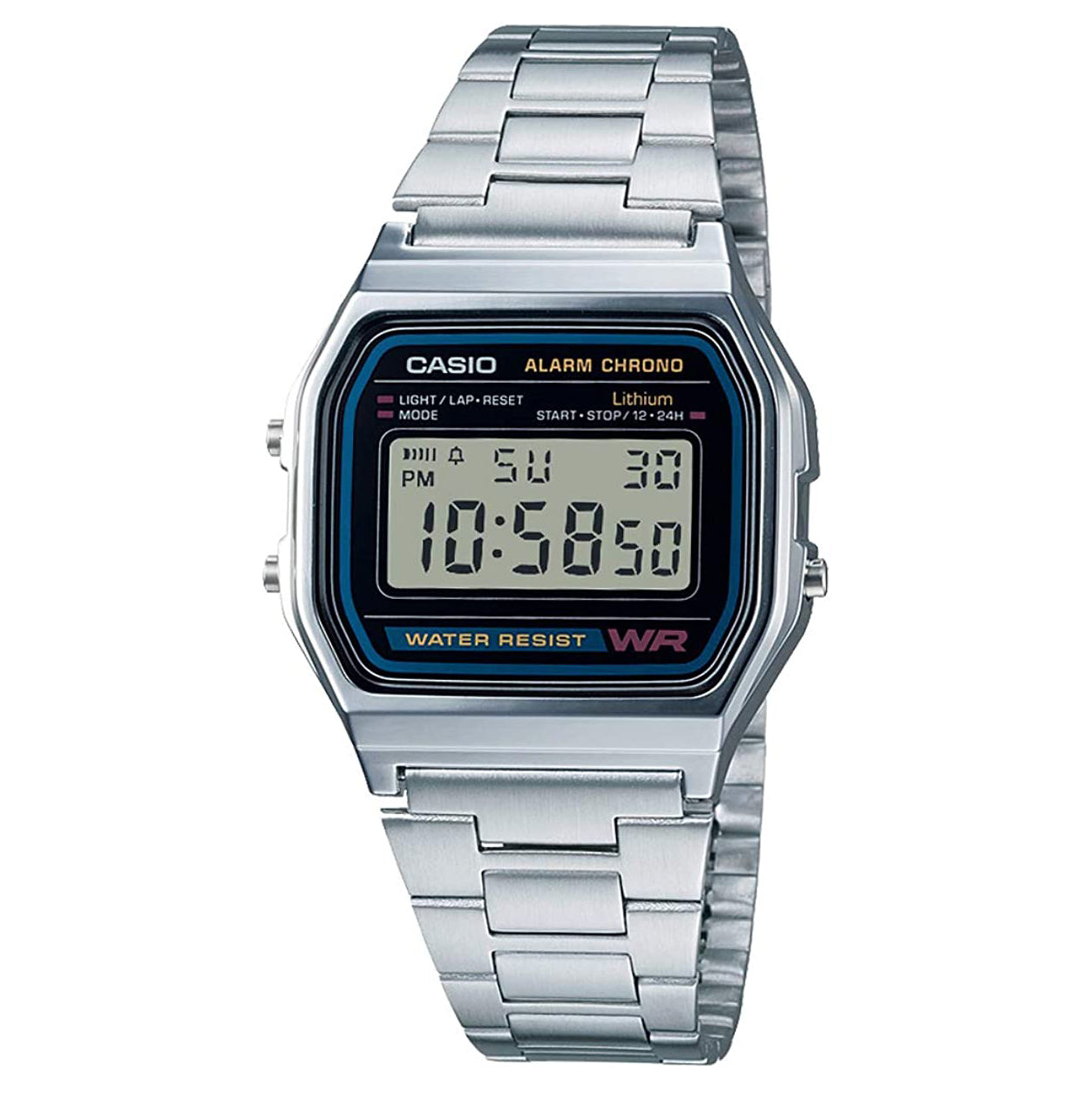 Casio Watch Digital Vintage Classic A158WA-1DF-GR8 Sunglasses