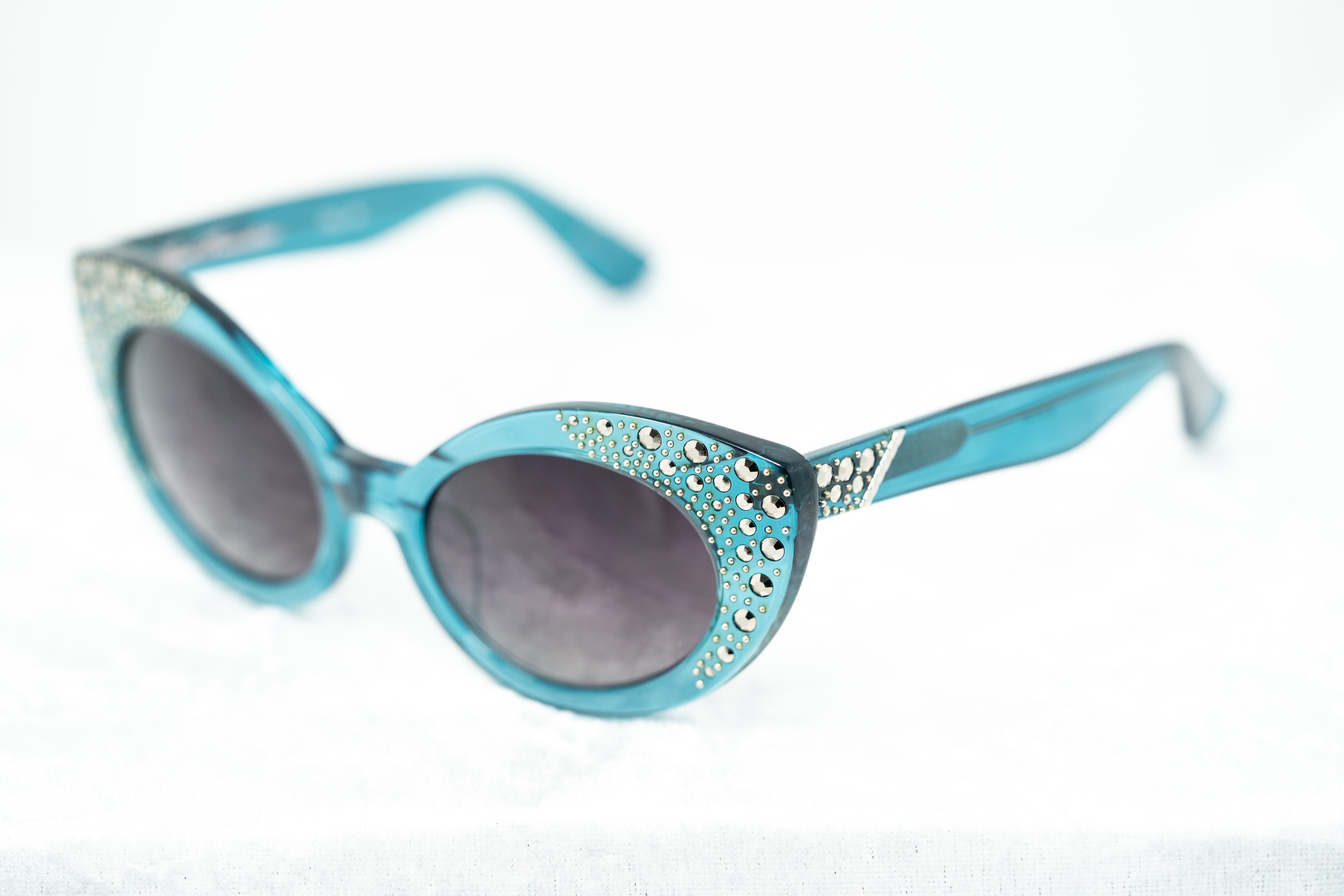Agent Provocateur Sunglasses Cat Eye Blue and Grey-GR8 Sunglasses