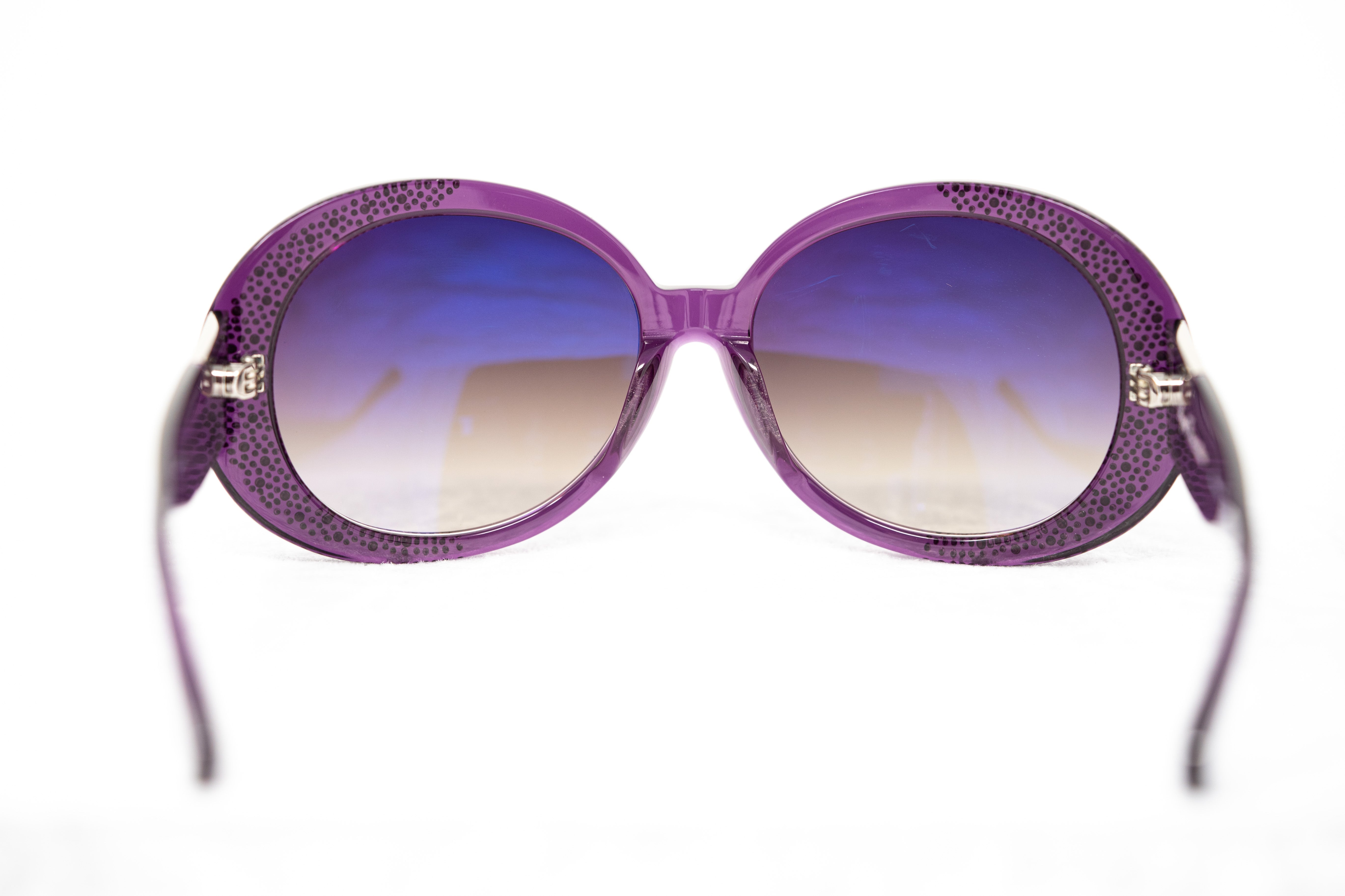 Agent Provocateur by Linda Farrow - Oversized Frame Purple and Brown Lenses-GR8 Sunglasses