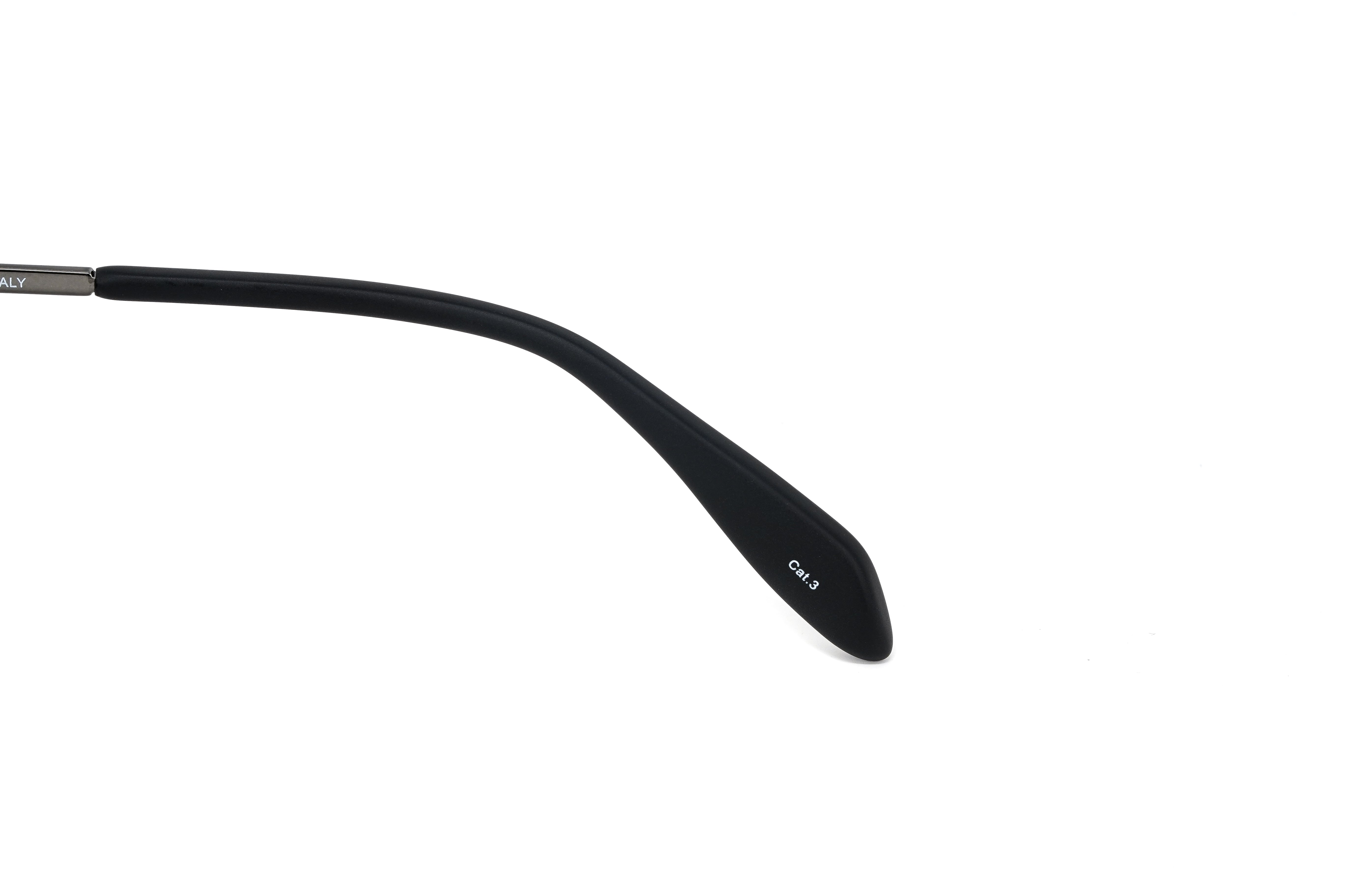 Alexander McQueen Men's Sunglasses Browline Grey/Black AM0258S-002 59-GR8 Sunglasses