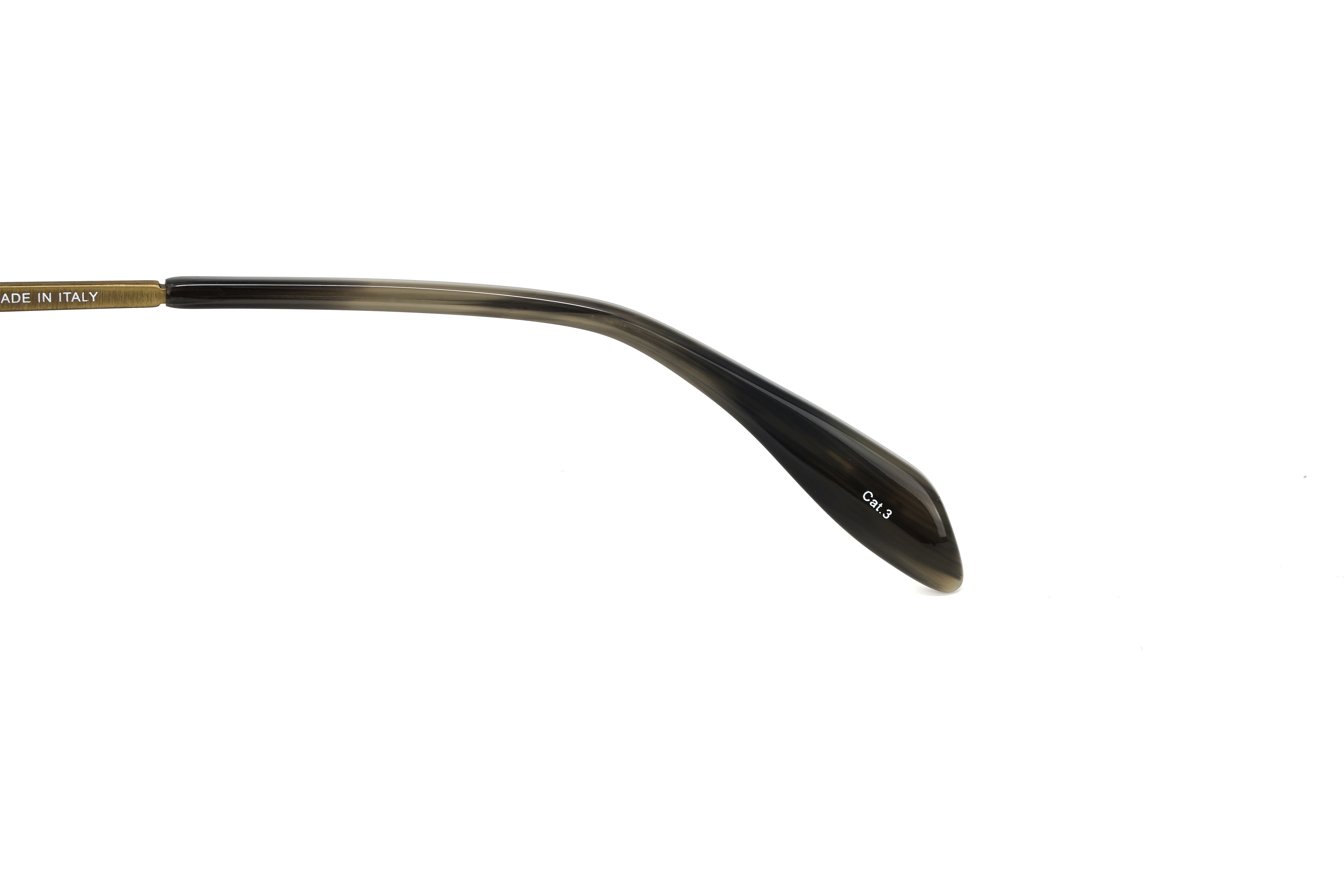 Alexander McQueen Men's Sunglasses Browline Bronze AM0258S-003 59-GR8 Sunglasses