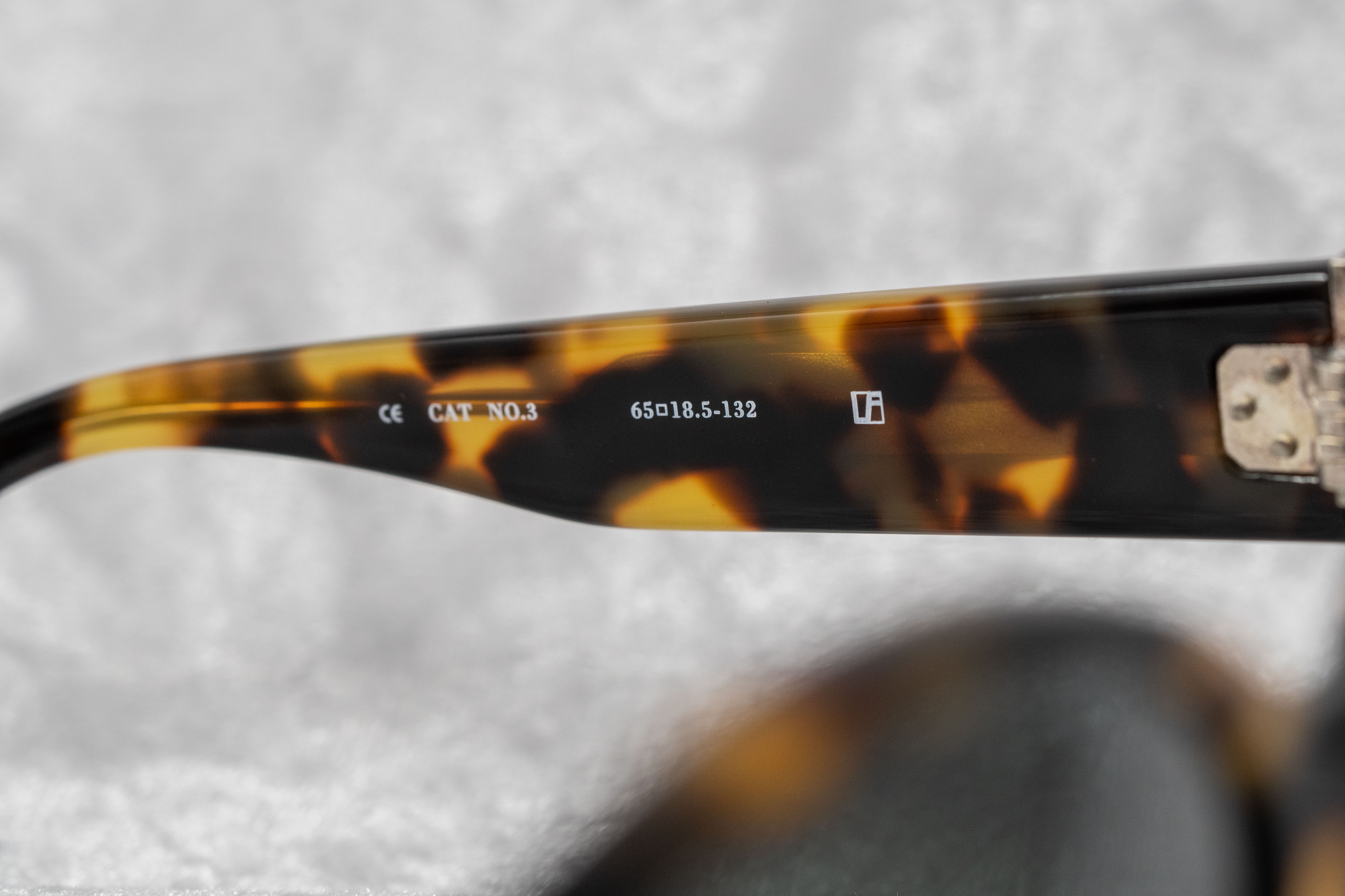 Ann Demeulemeester Ladies Sunglasses Oversized Tortoise Shell and Grey AD6C2SUN-GR8 Sunglasses