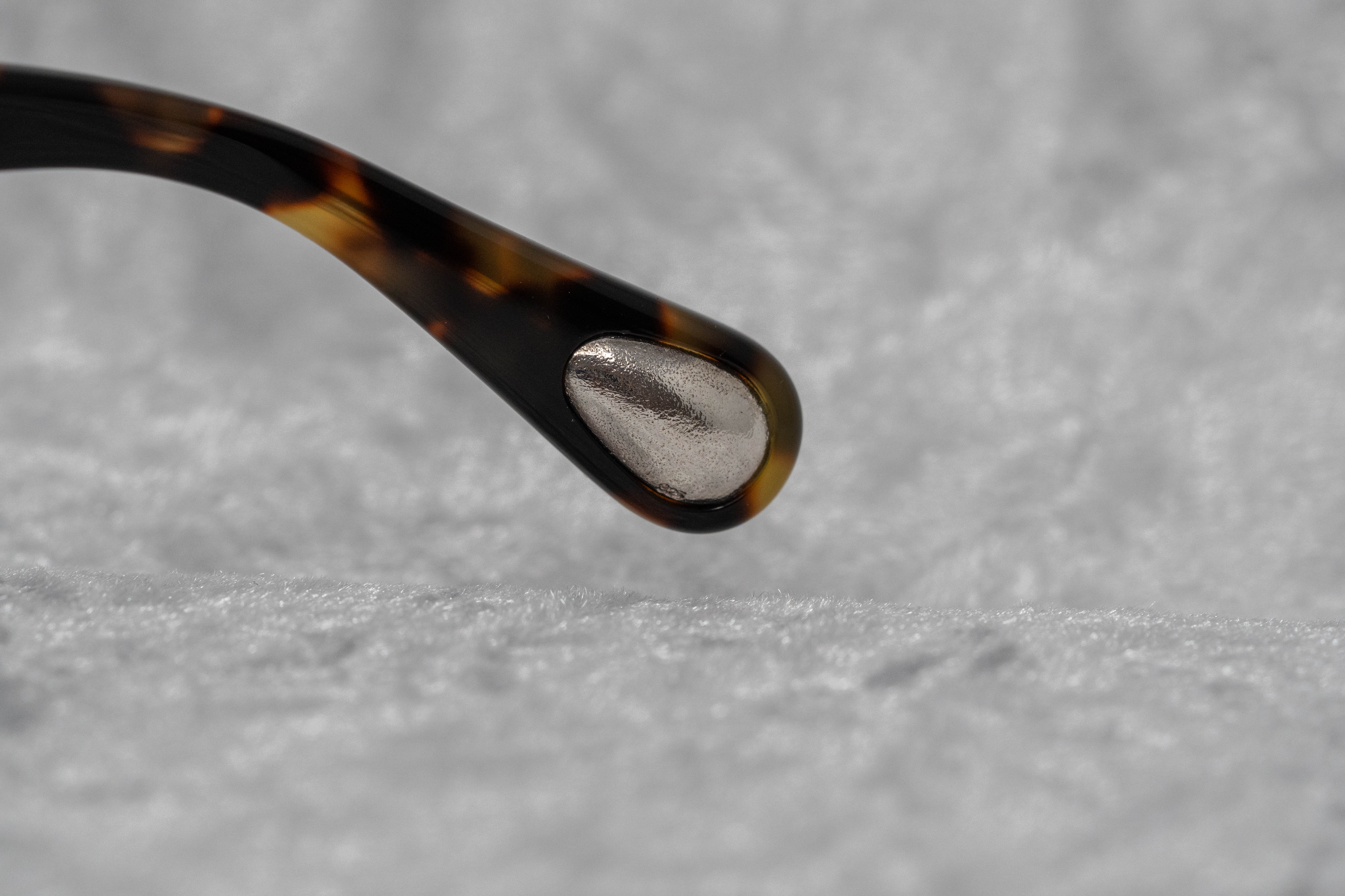 Ann Demeulemeester Ladies Sunglasses Oversized Tortoise Shell and Grey AD6C2SUN-GR8 Sunglasses