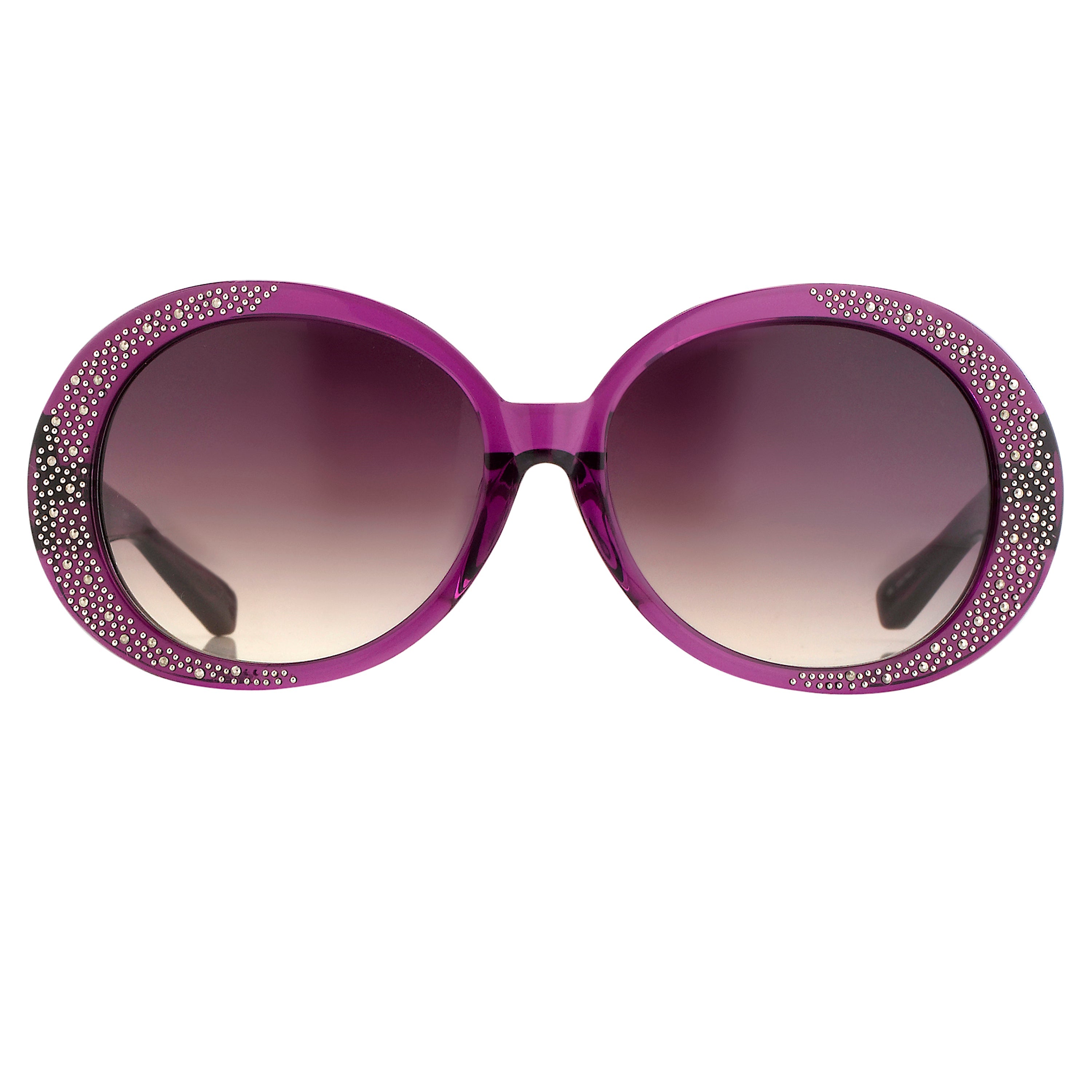 Agent Provocateur by Linda Farrow - Oversized Frame Purple and Brown Lenses-GR8 Sunglasses