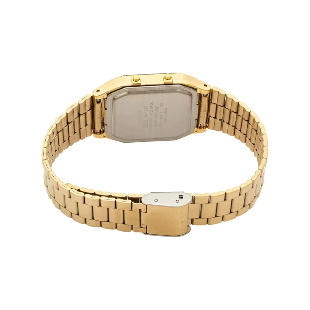 Casio Watch Vintage Retro Dual Time Roman Gold AQ-230GA-9BMQ-GR8 Sunglasses