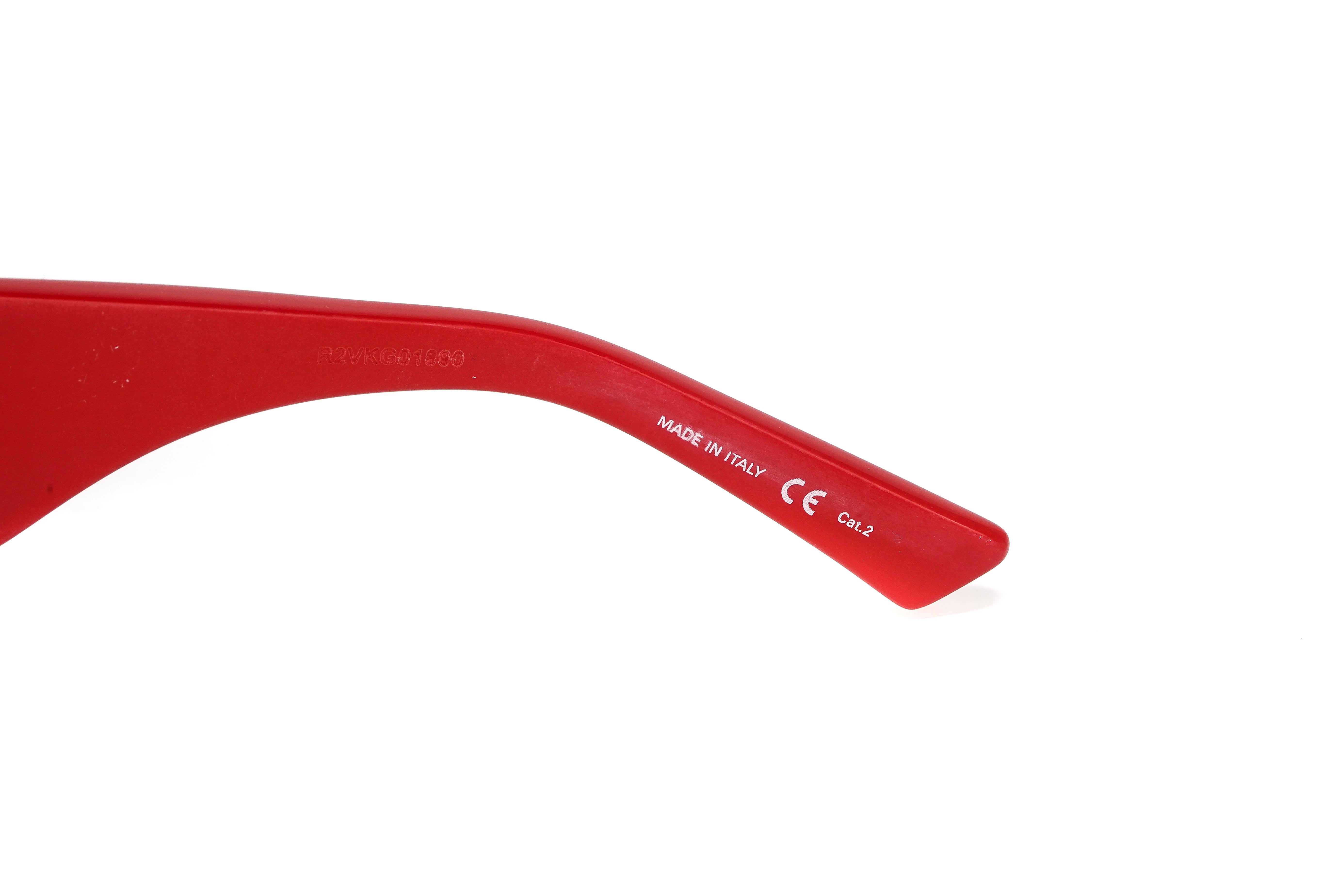 Balenciaga Unisex Sunglasses Warpaound Red BB0001S-001 59-GR8 Sunglasses