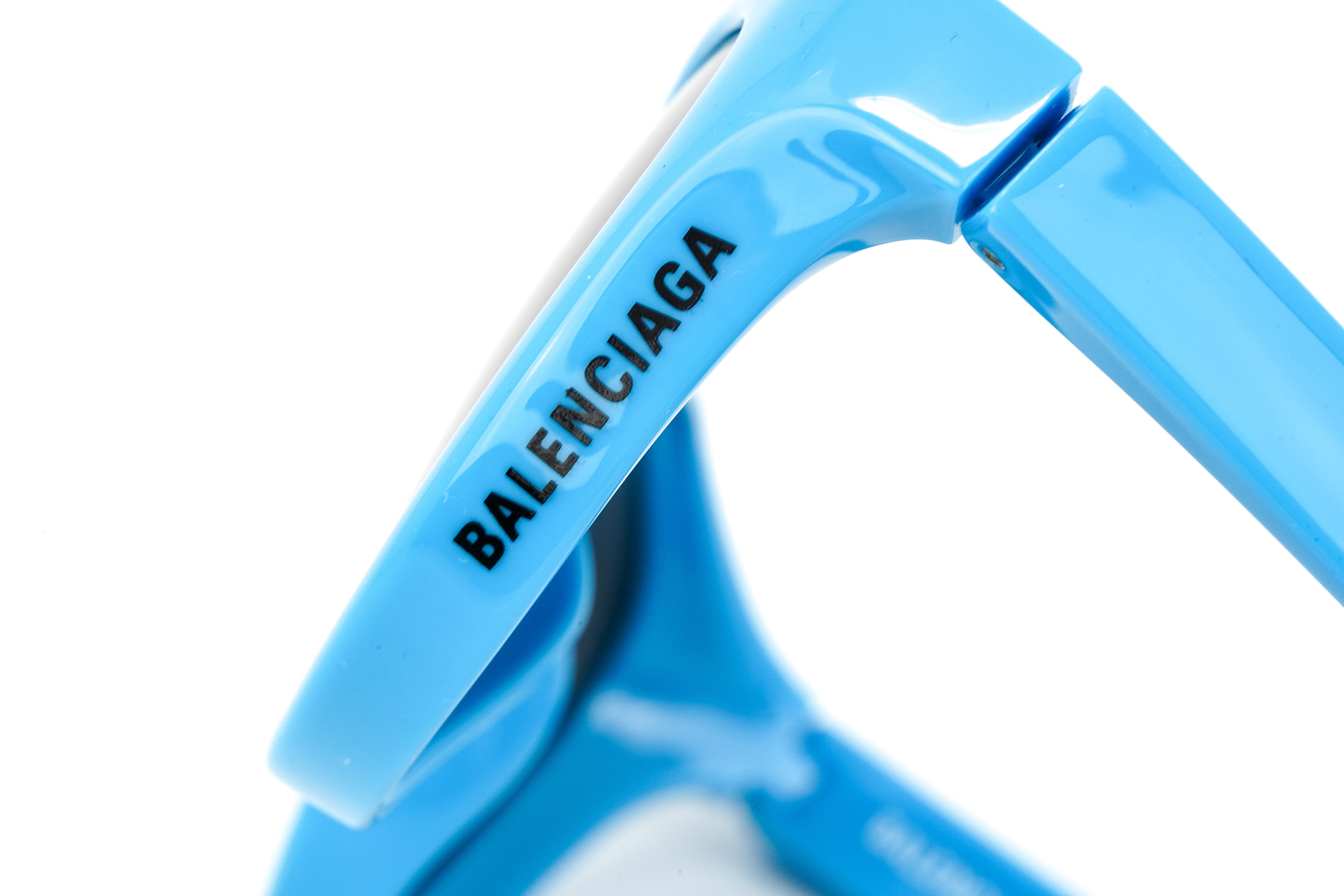 Balenciaga Women's Sunglasses Classic Cat Eye Light Blue BB0149S-007 56-GR8 Sunglasses