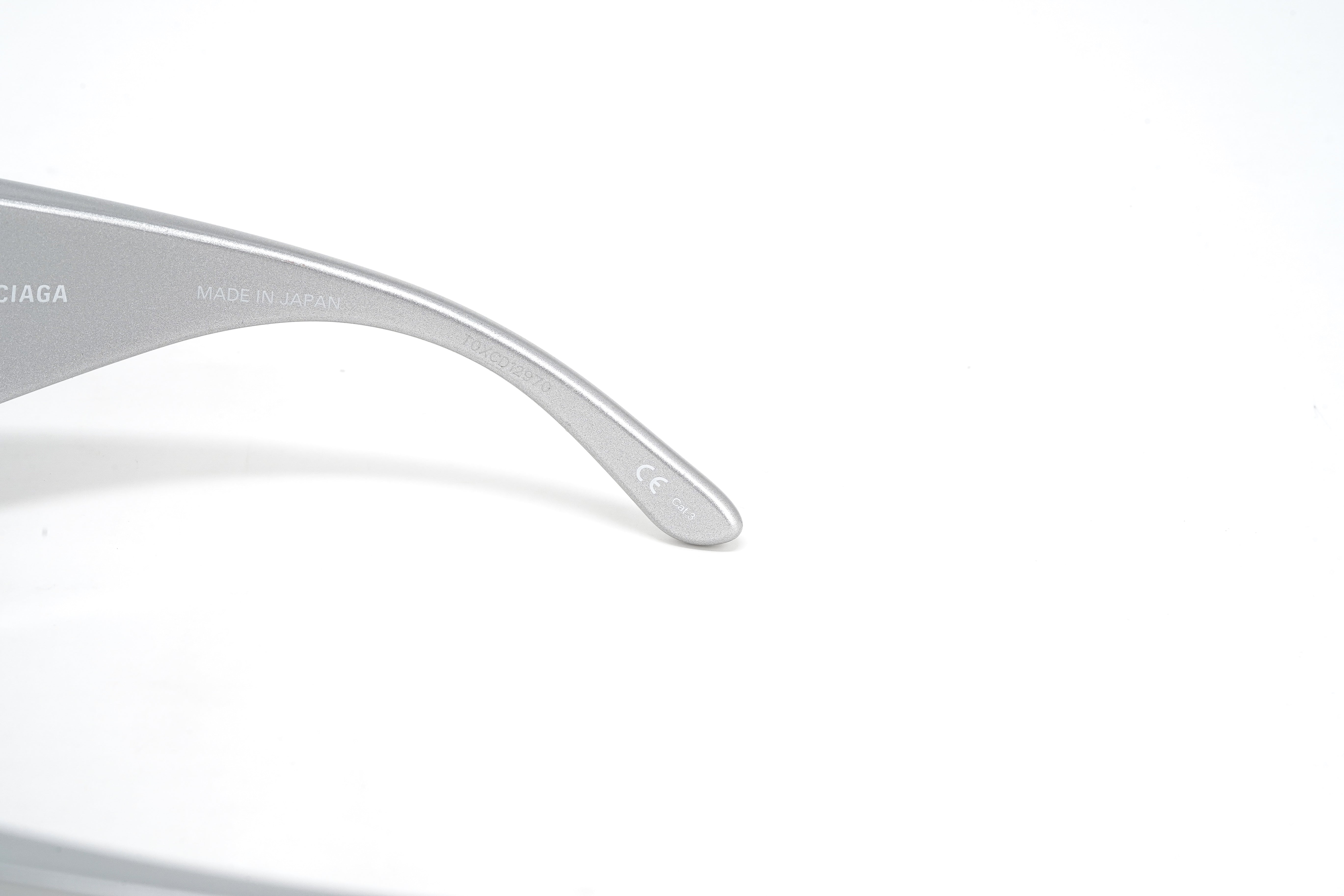 Balenciaga Women's Sunglasses Oversized Butterfly Silver BB0154S-003 72-GR8 Sunglasses