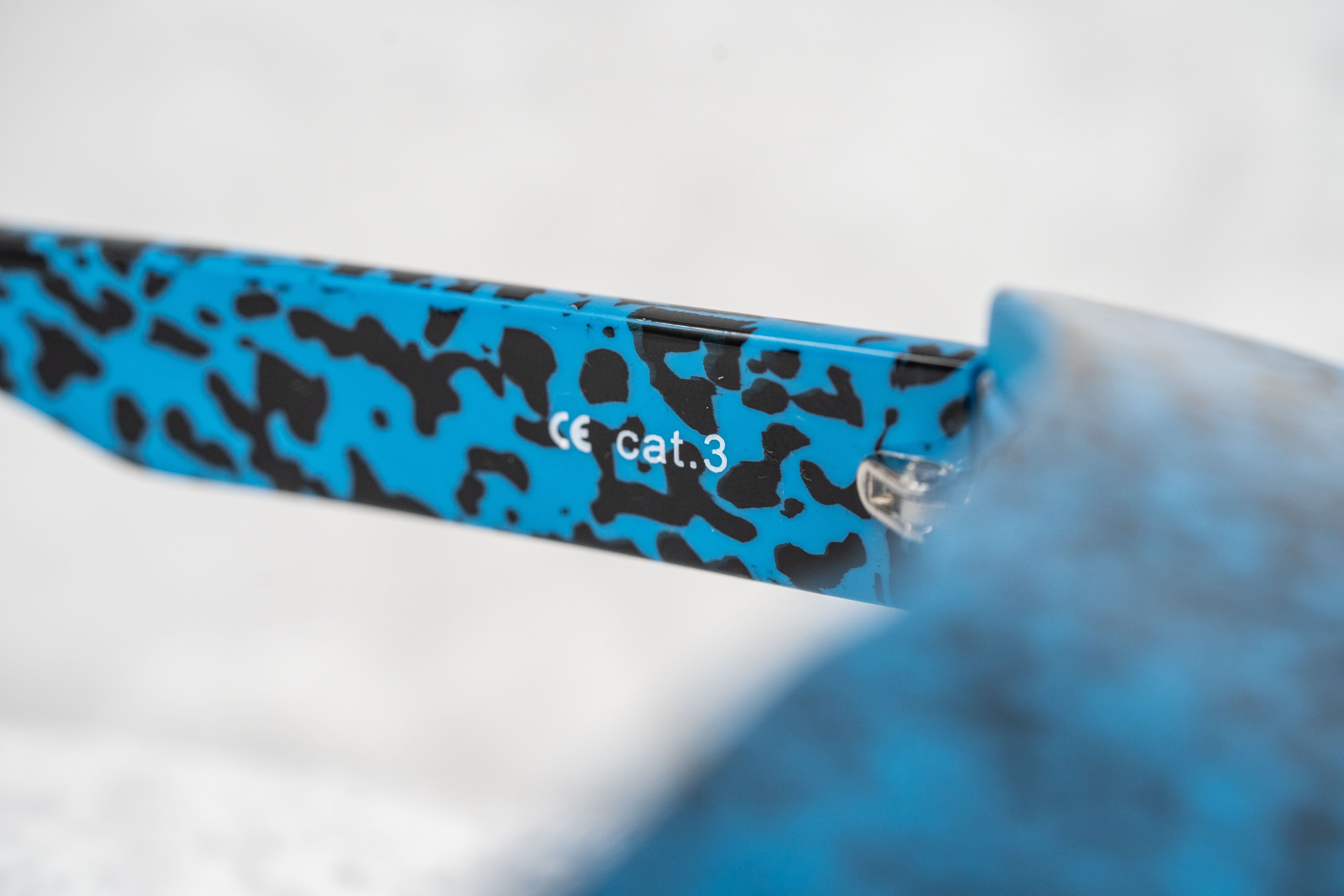 Bernhard Willhelm Sunglasses Unisex Blue Visor Blue Mirror Lenses Cat 3-GR8 Sunglasses