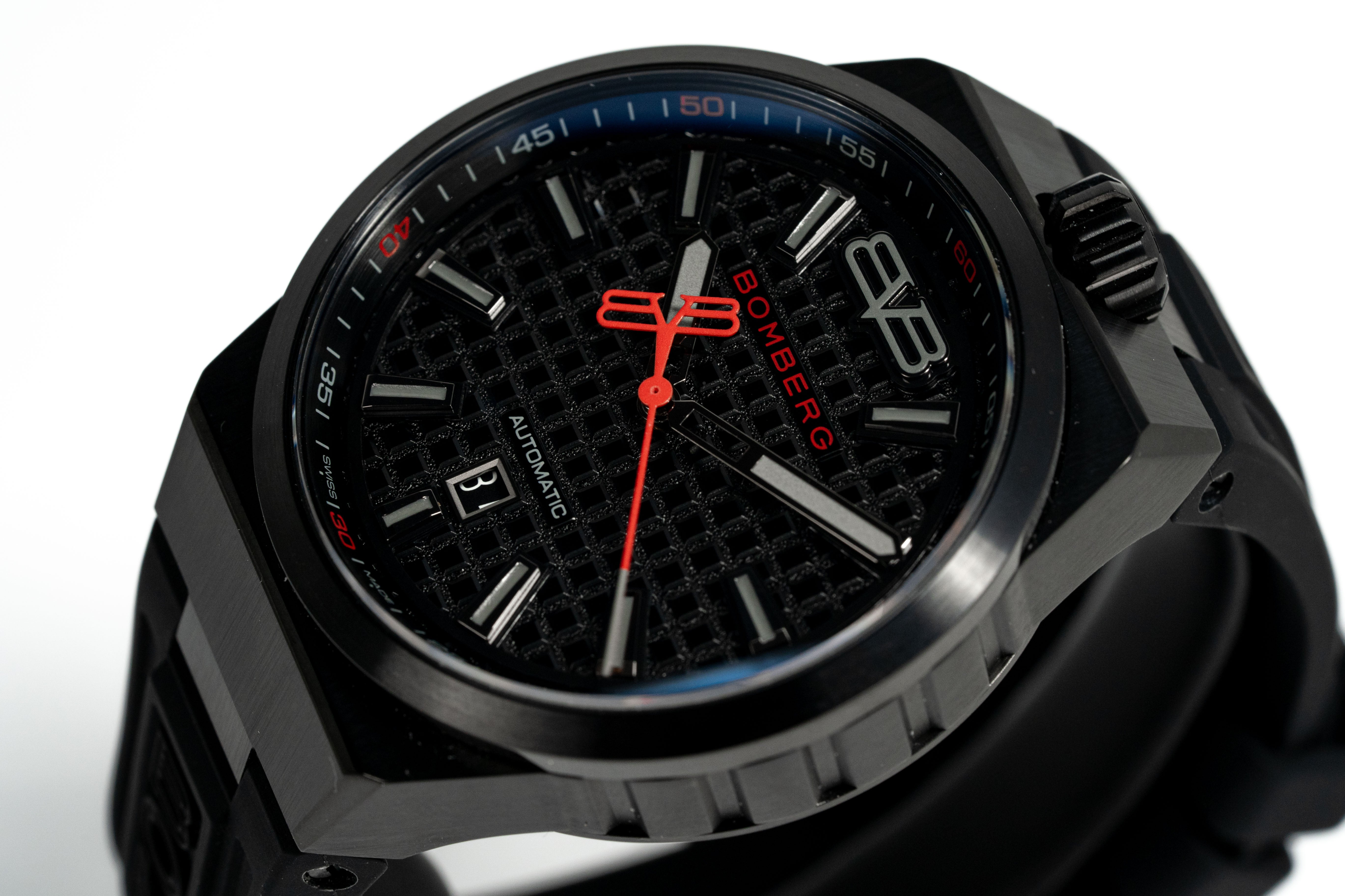 Bomberg Men's Watch BOLT-68 Neo Automatic Doha Metropolis Black PVD BF43APBA.09-2.12-GR8 Sunglasses