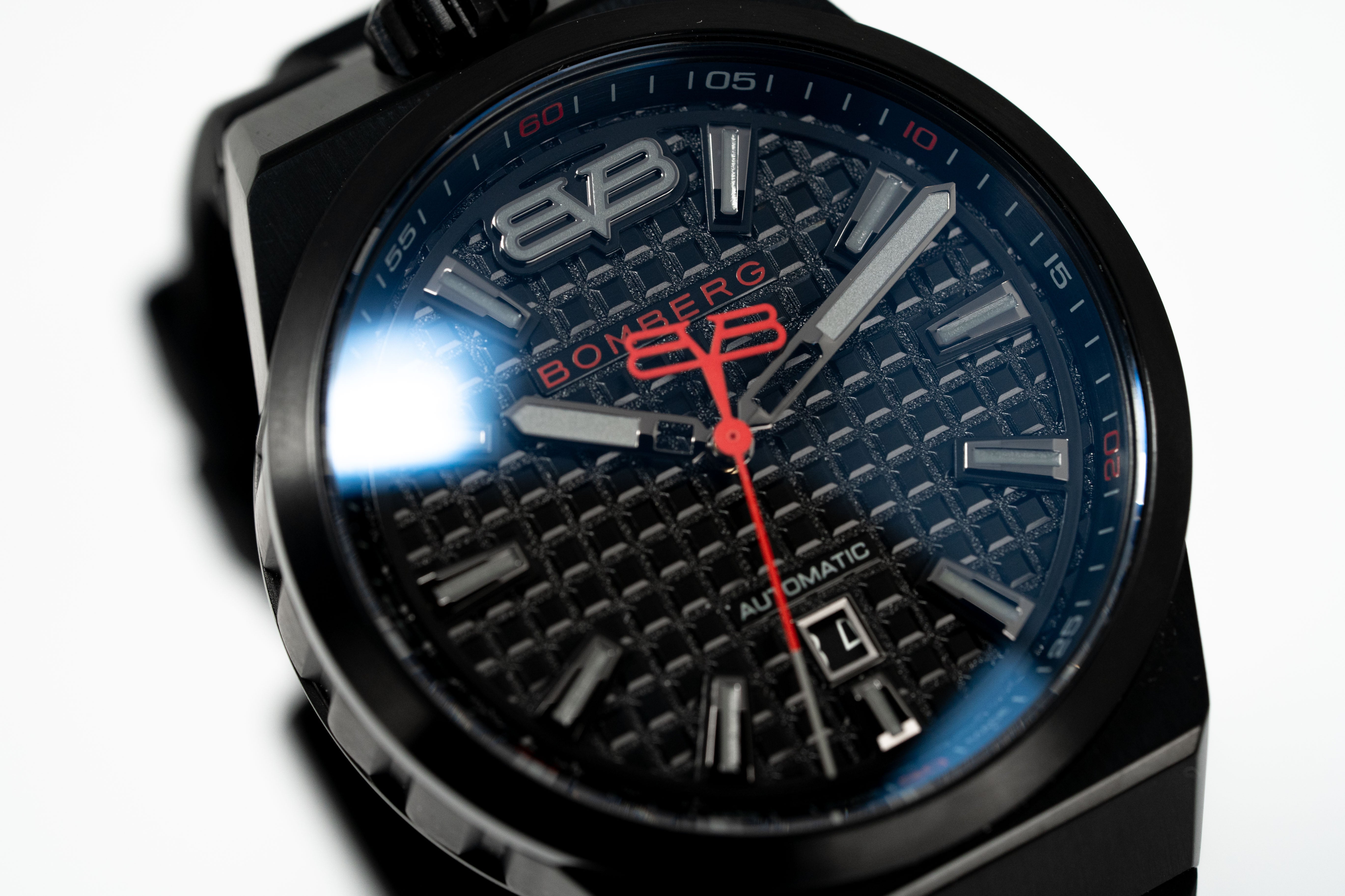 Bomberg Men's Watch BOLT-68 Neo Automatic Doha Metropolis Black PVD BF43APBA.09-2.12-GR8 Sunglasses