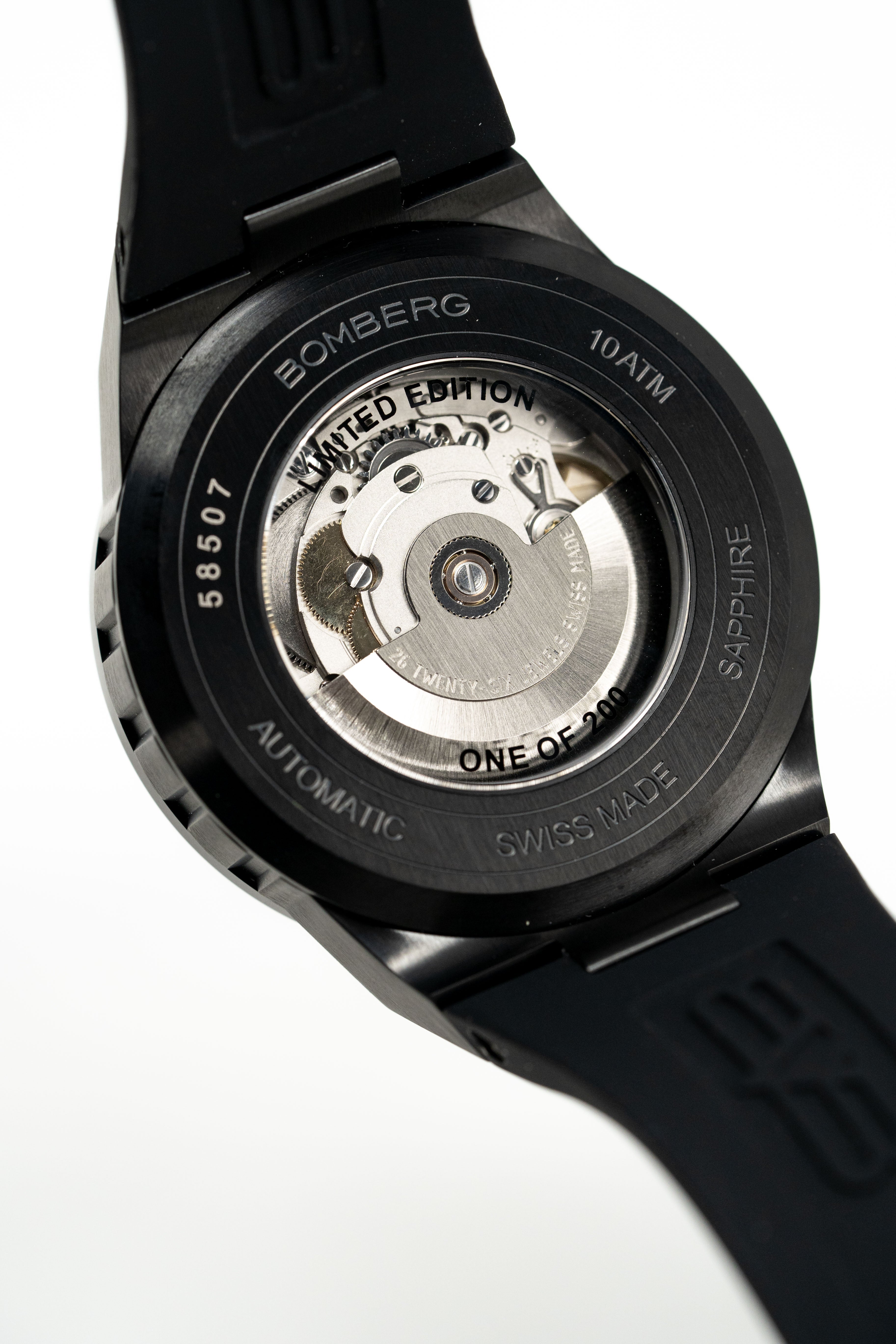 Bomberg Men's Watch BOLT-68 Neo Automatic Doha Metropolis Black PVD BF43APBA.09-2.12-GR8 Sunglasses