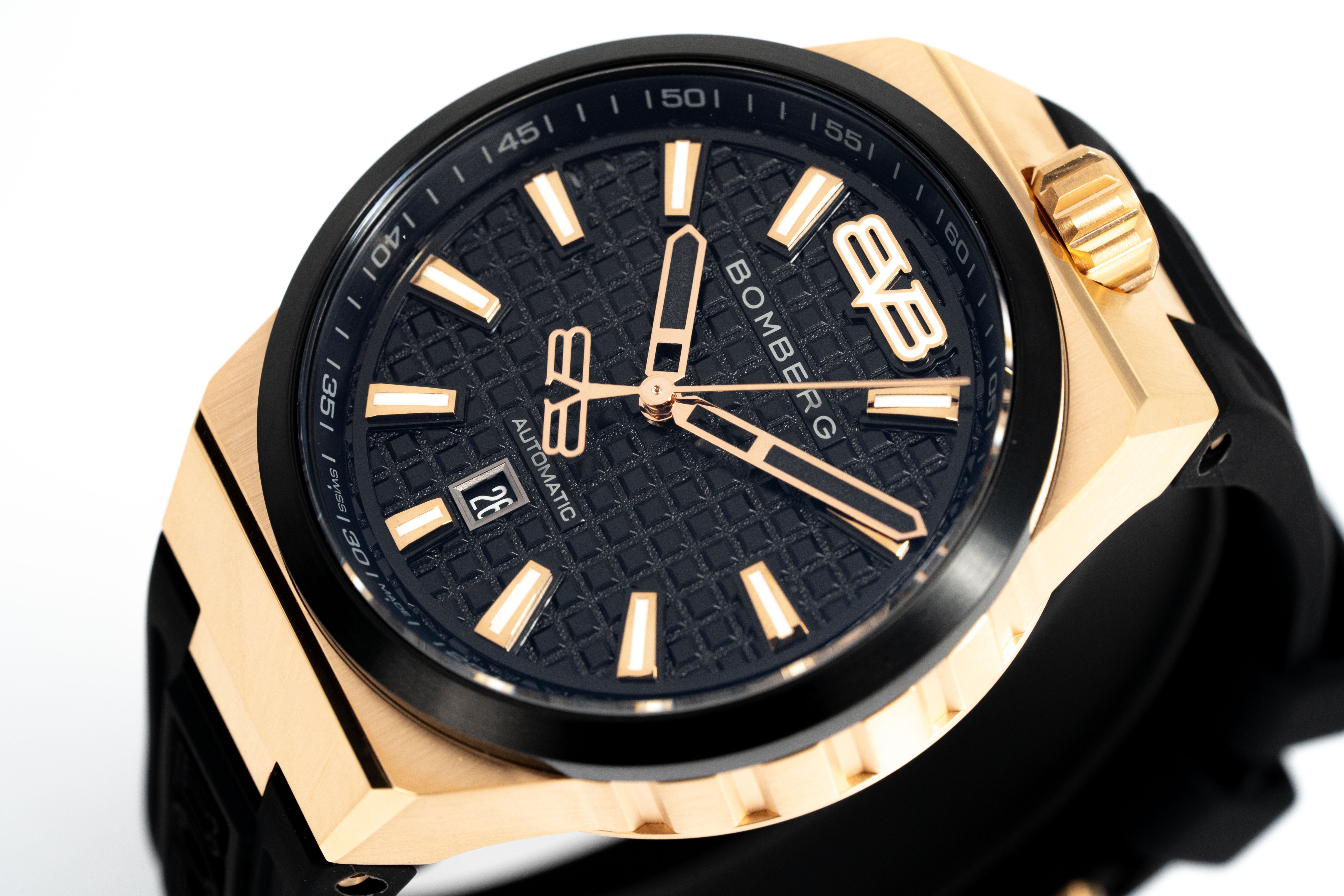 Bomberg Men's Watch BOLT-68 Neo Automatic Shanghai Metropolis BF43APGD.09-8.12-GR8 Sunglasses