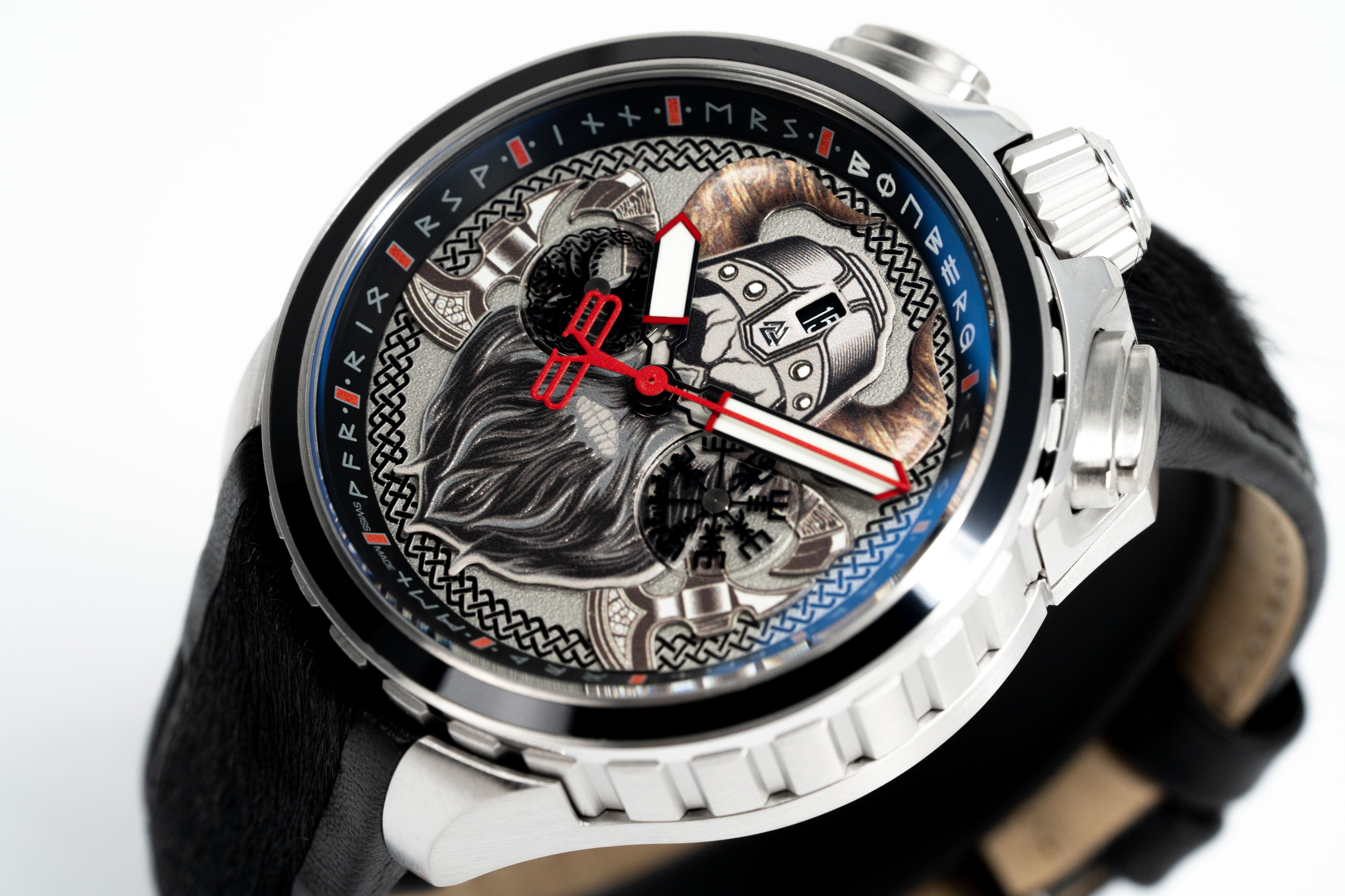 Bomberg Men's Watch BOLT-68 Heritage Viking BS45CHSS.066-2.12-GR8 Sunglasses