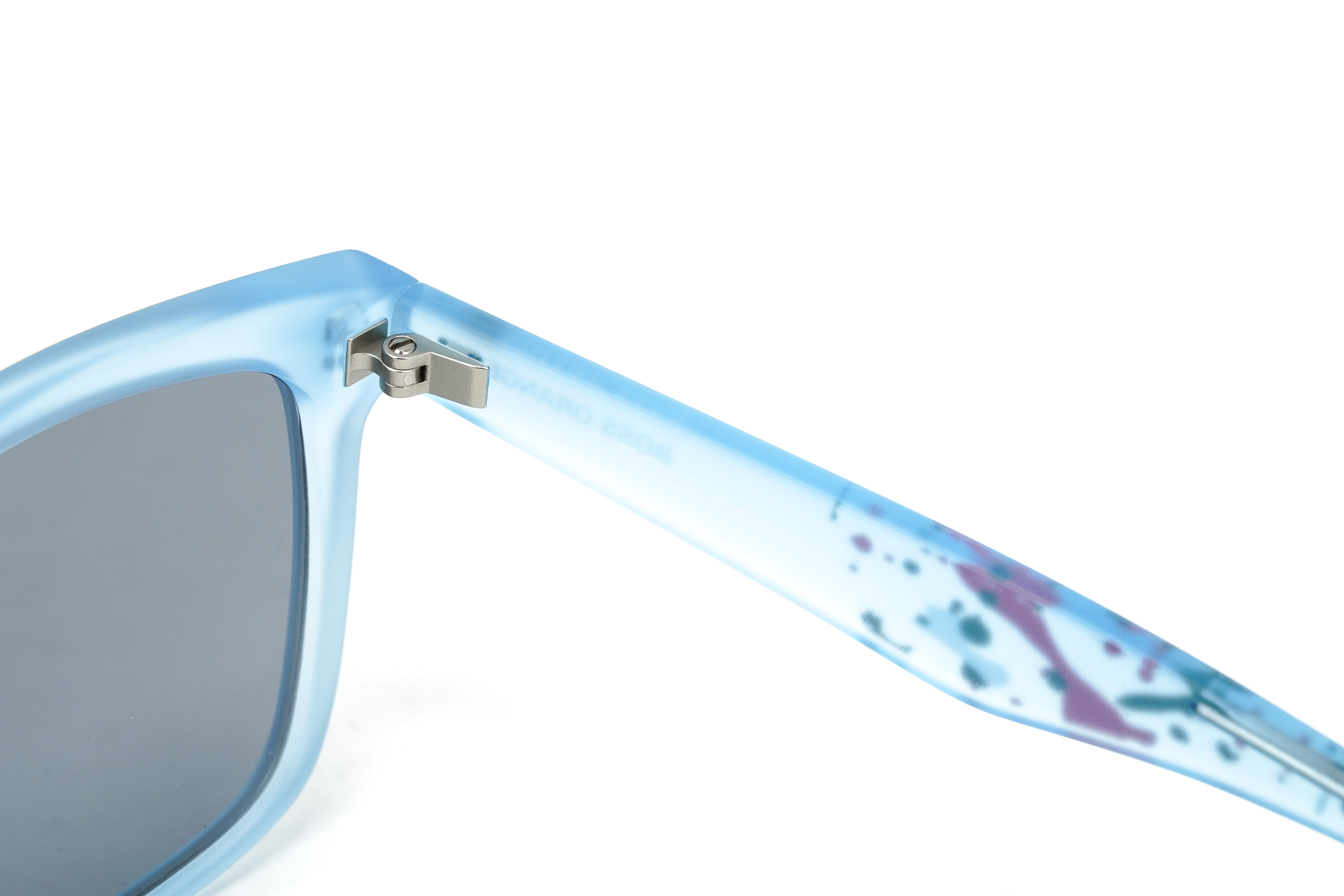 Boss Orange Men's Sunglasses Classic Square Blue BO 0212/S F87/MV-GR8 Sunglasses