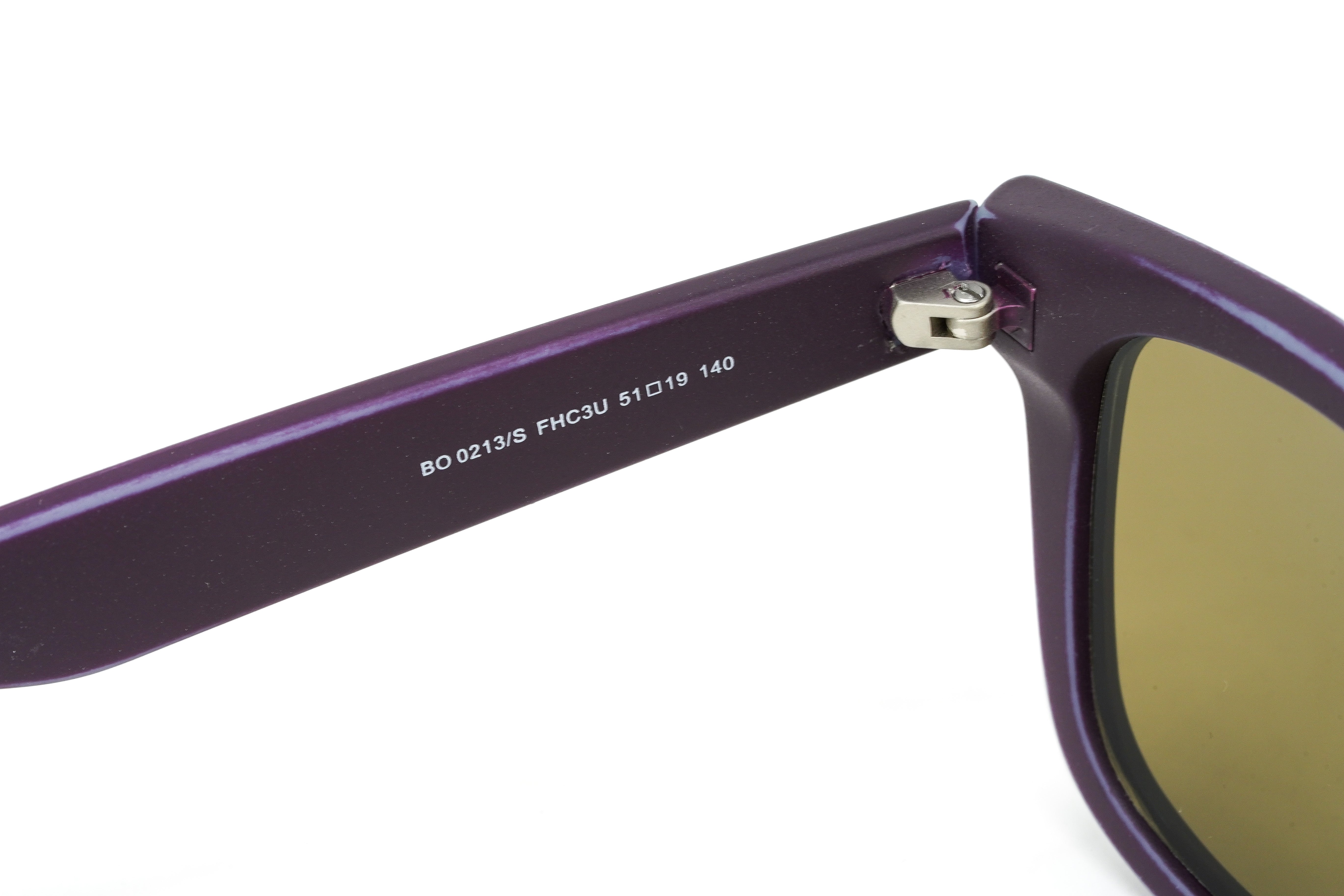 Boss Orange Men's Sunglasses Classic Square Plum Azure BO 0213/S FHC/3U-GR8 Sunglasses