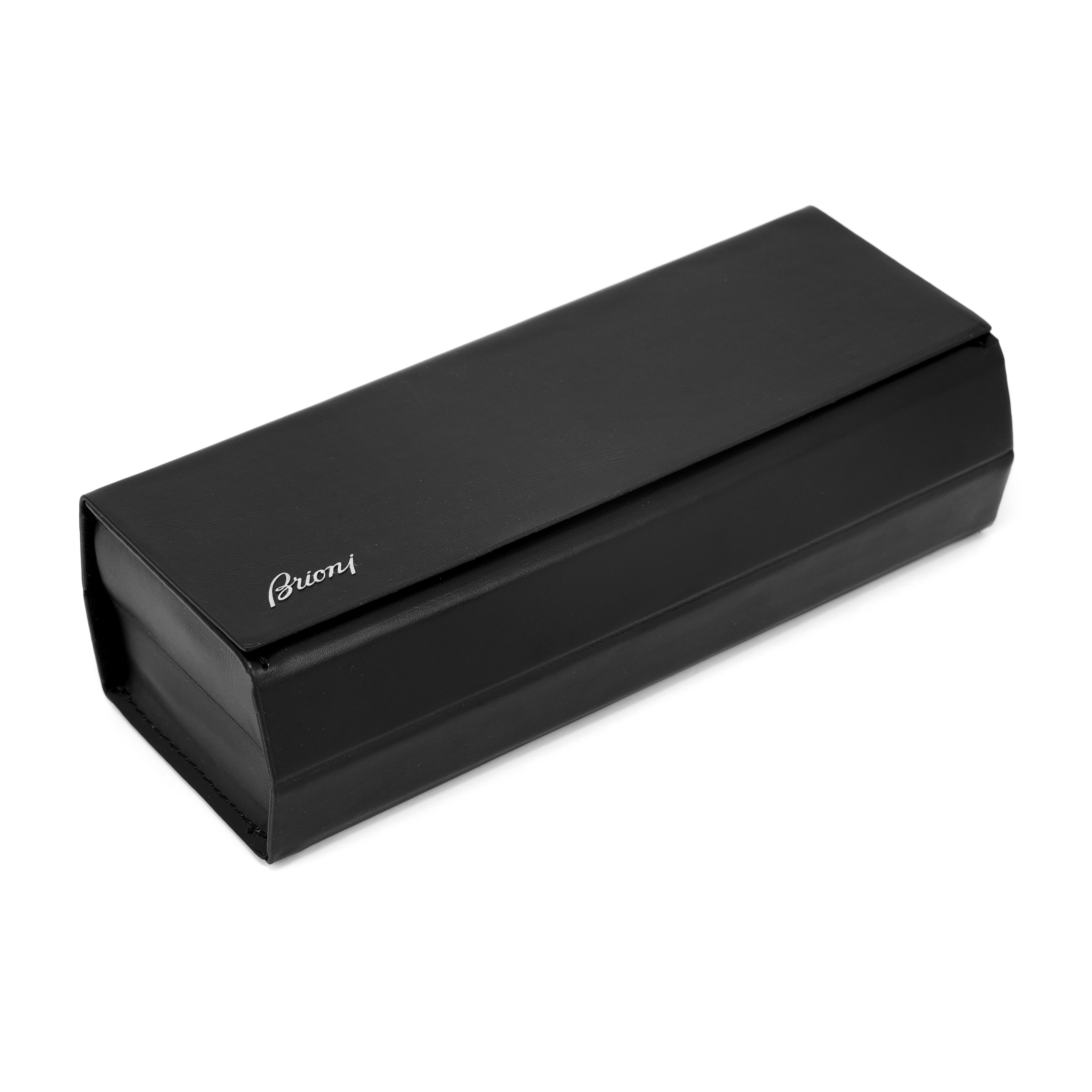 Brioni Men's Sunglasses Rectangular Pilot Havana/Ruthen/Brown BR0083S-004-GR8 Sunglasses