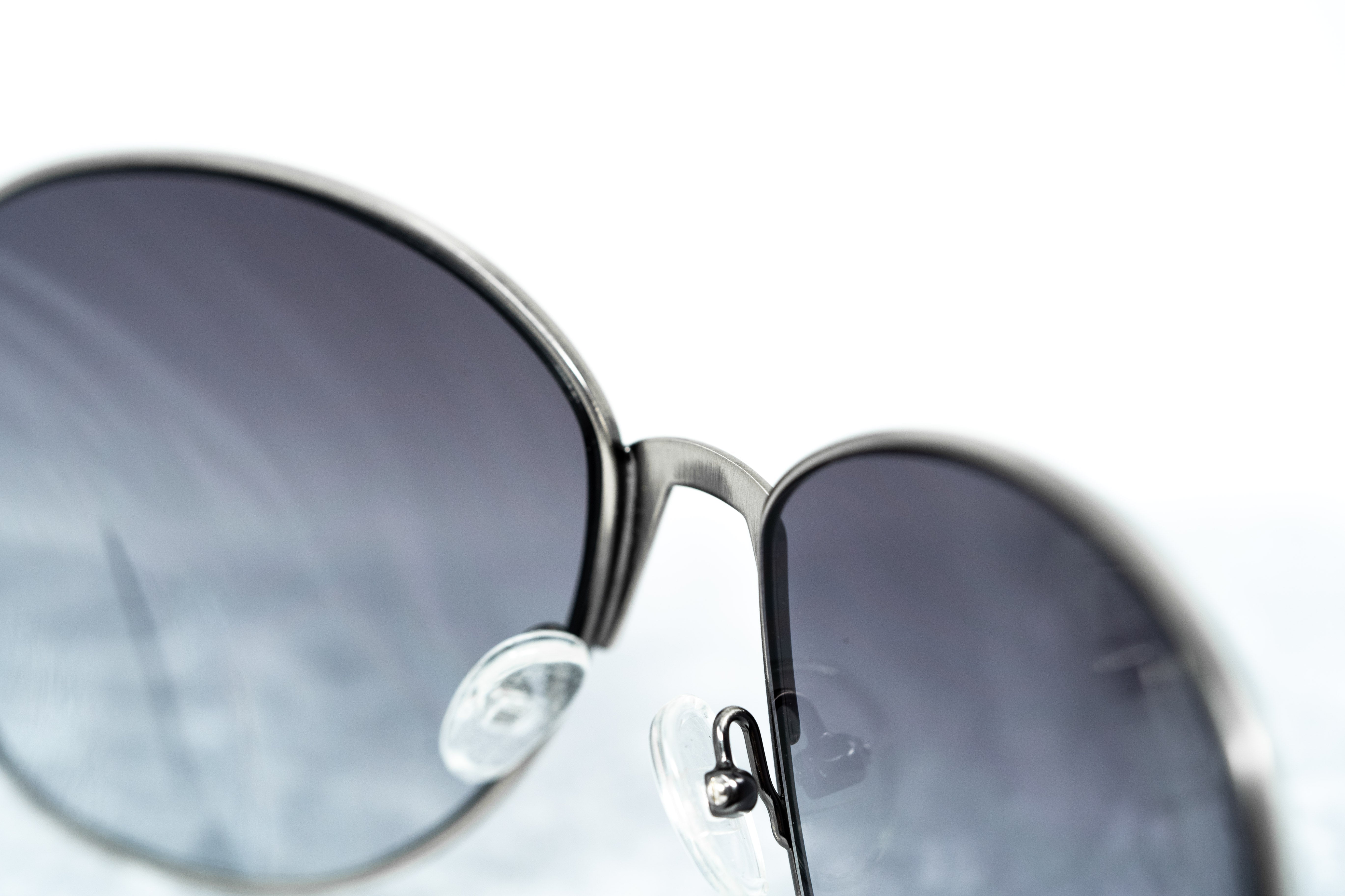 Buddhist Punk Sunglasses Rectangular Antique Silver and Grey-GR8 Sunglasses